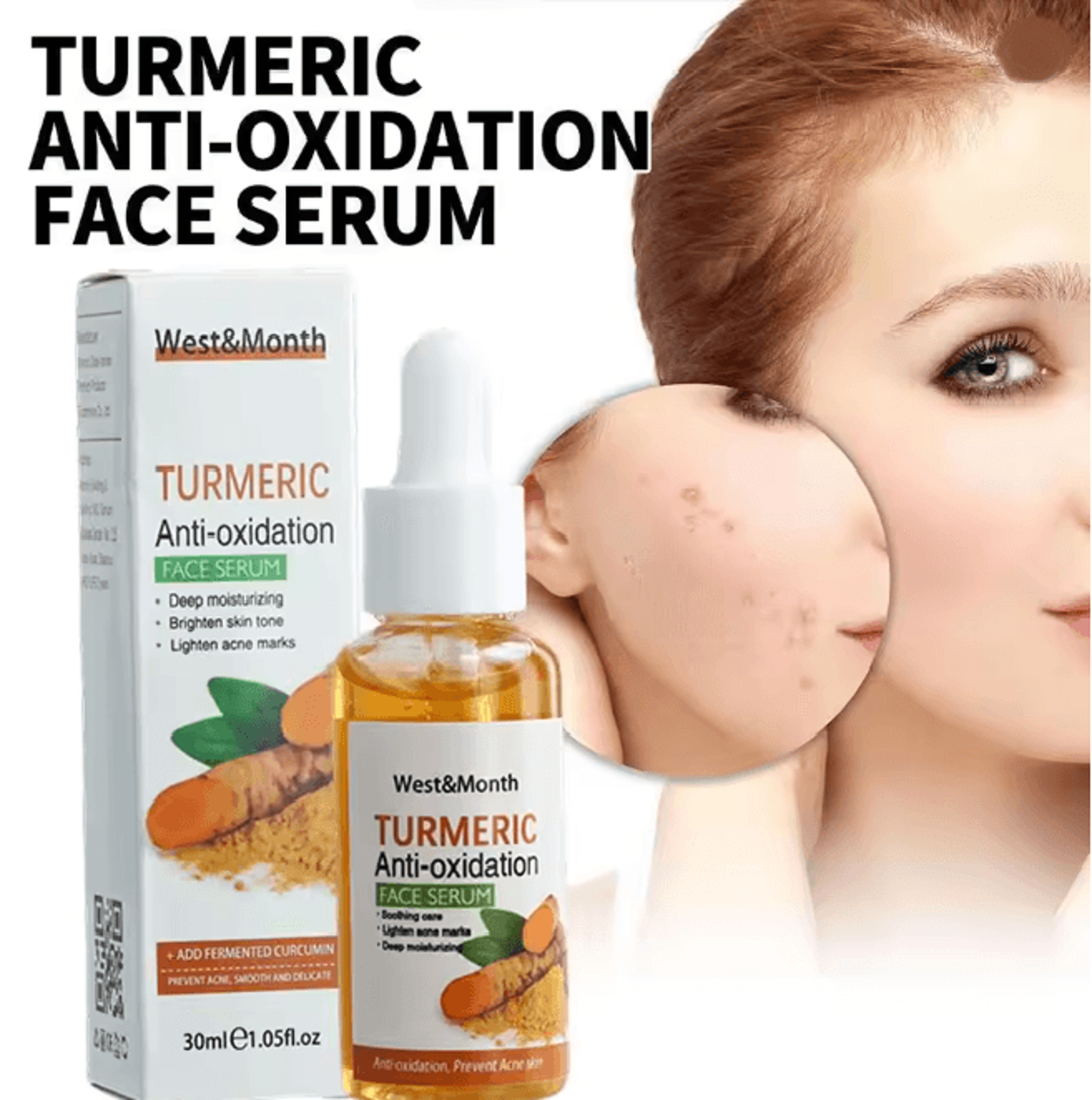 Turmeric Brightening Face Serum For Dark Spot Care 3