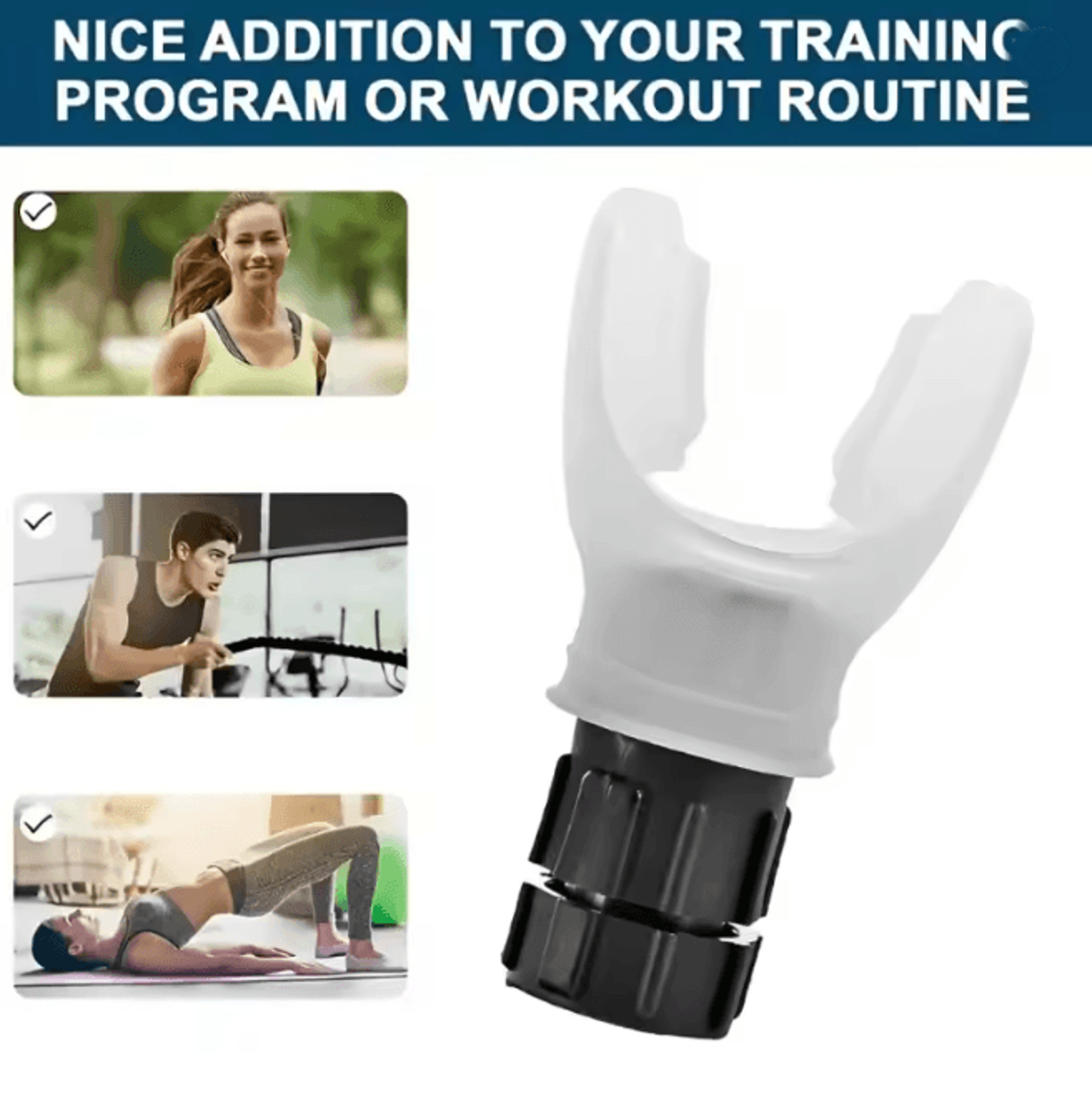BreatheFlex Lung Breathing Exercise Device Adjustable Resistance Trainer 2