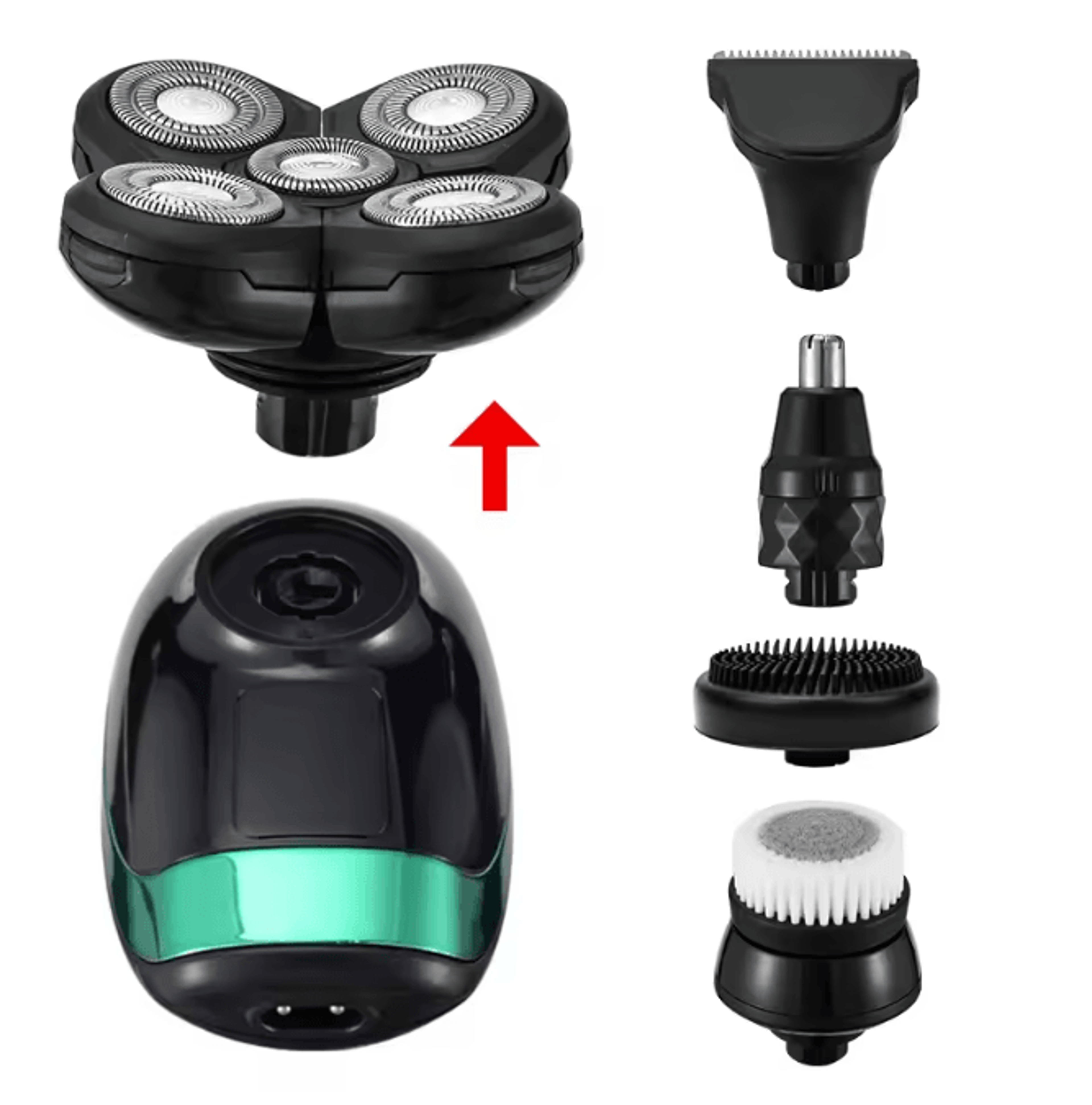 MultiGroom Pro 5 In 1 Bald Head Electric Shaver Mens Grooming Kit 2