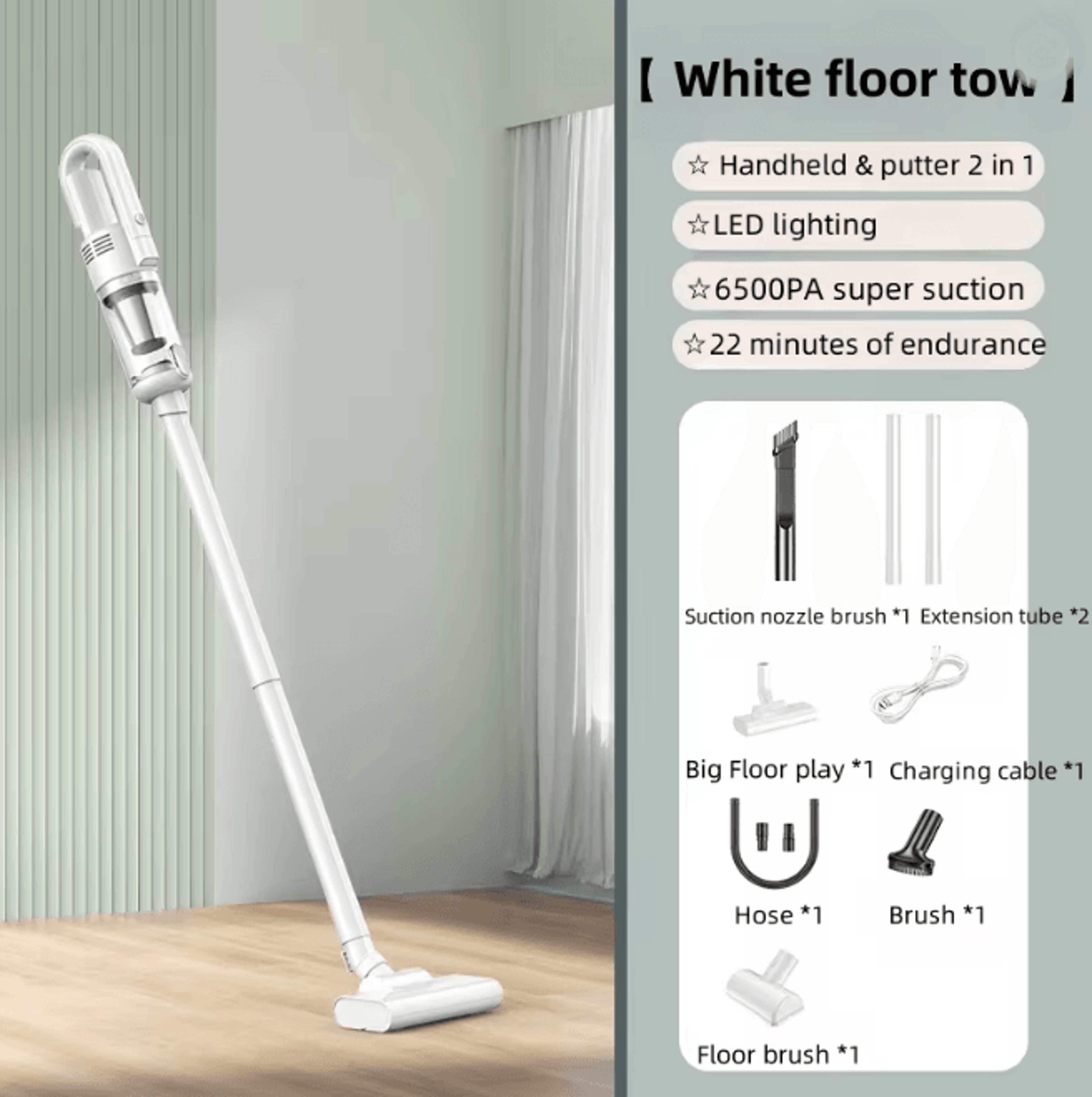 PowerClean Wireless Handheld Vacuum Cleaner High Suction Portable 5