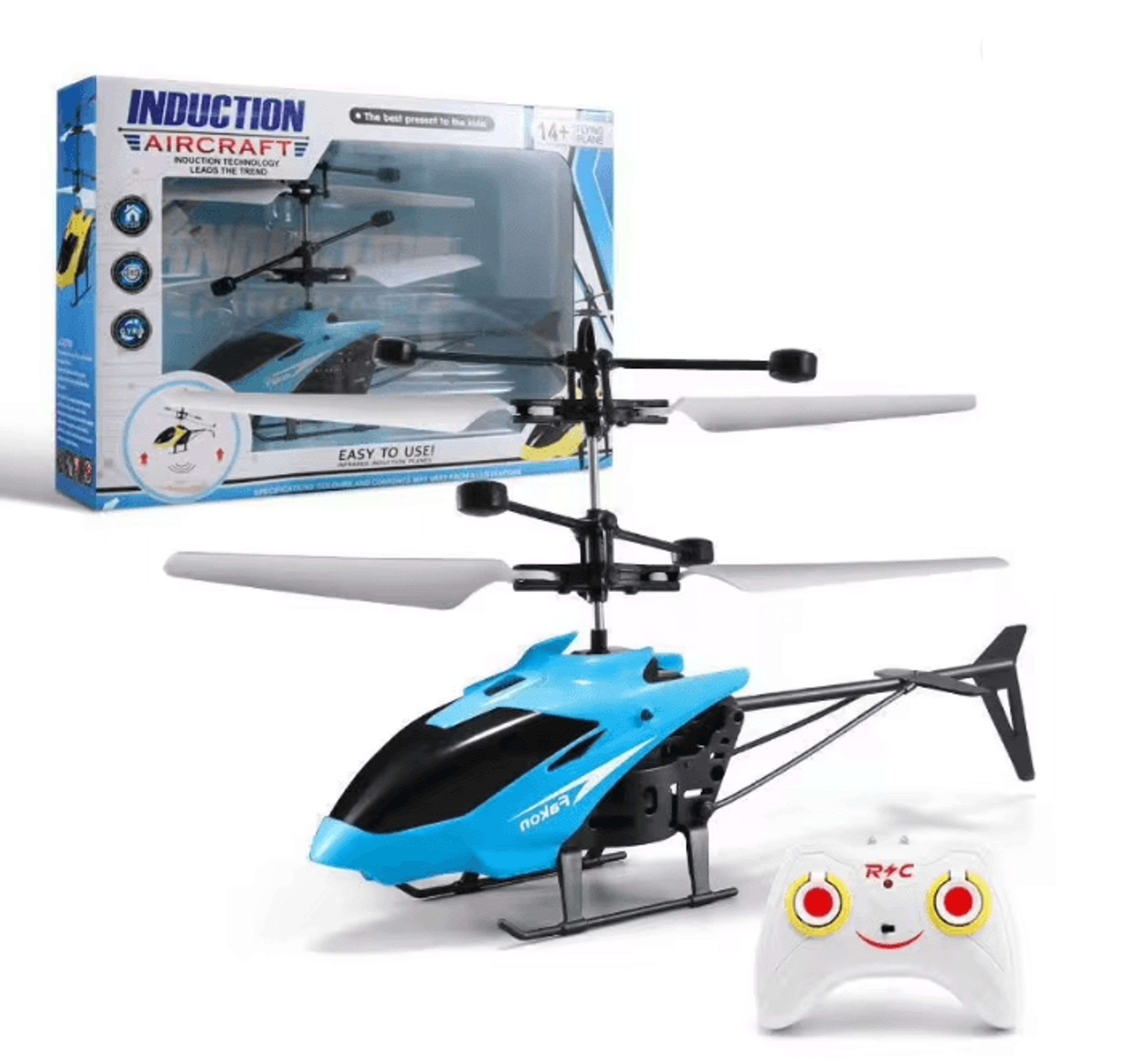 SkyMini Rechargeable RC Drone Safe Fall Resistant Helicopter Toy 5