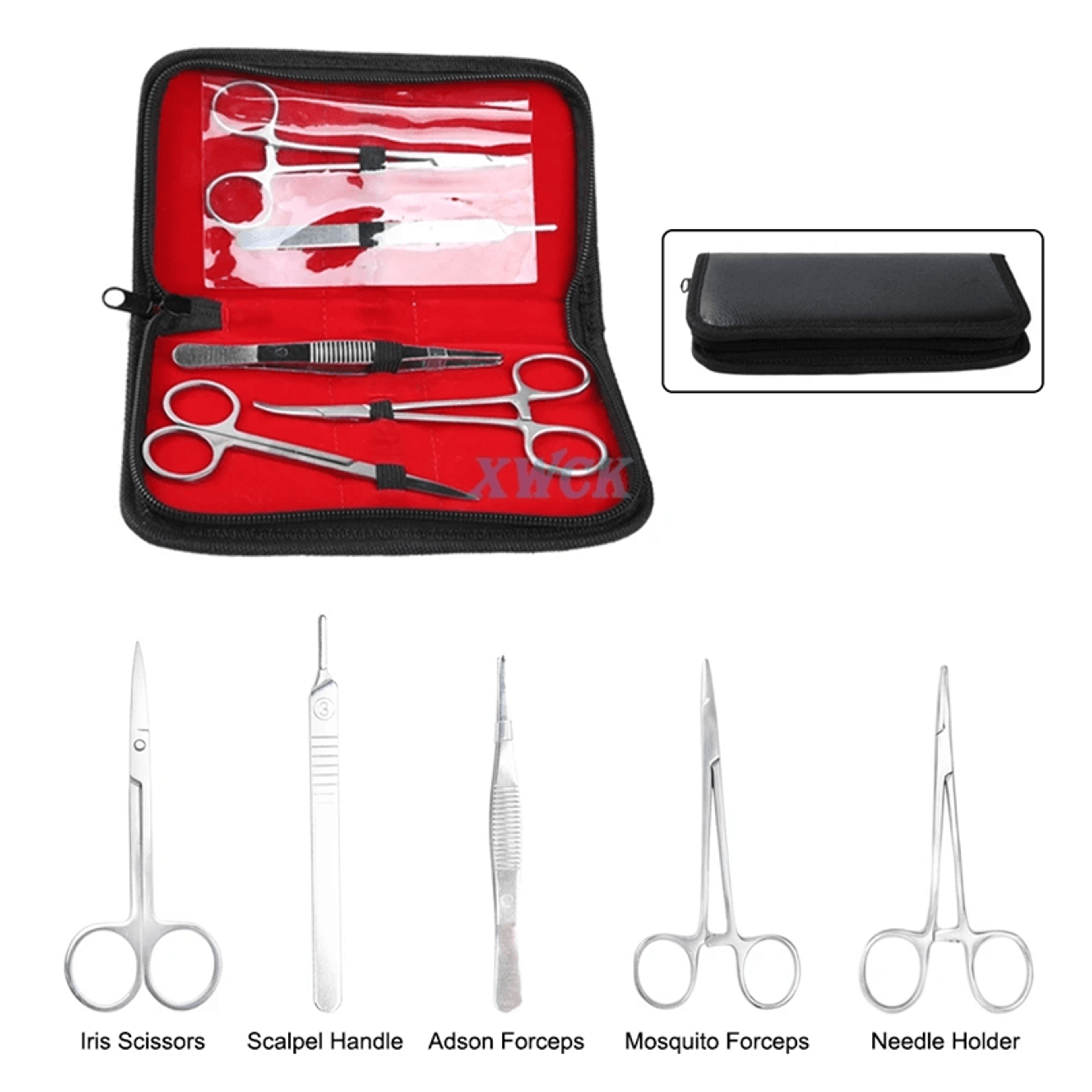 Medical Suture Practice Kit Silicone Skin Training Pad Set 0