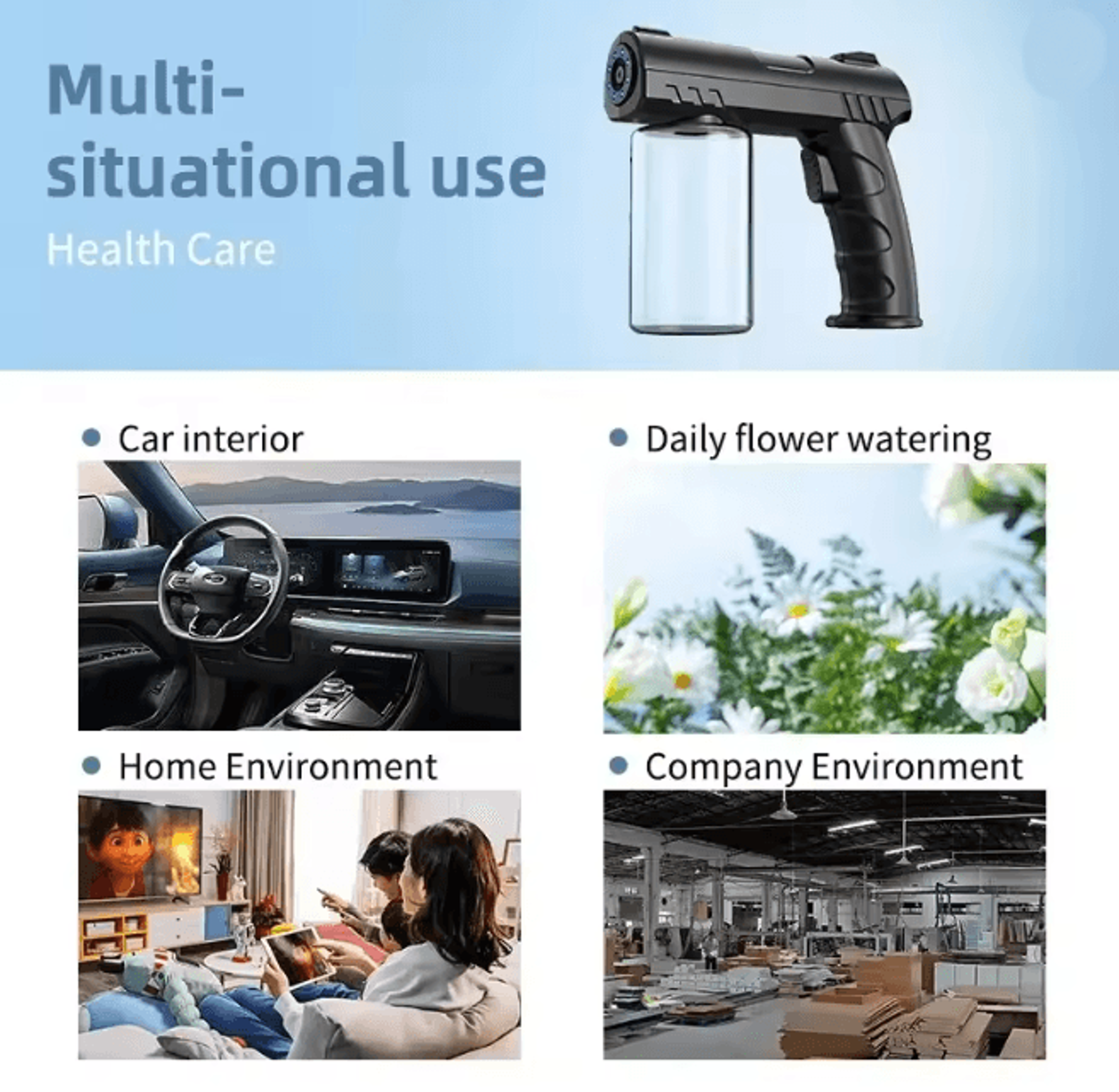 PureMist Portable Nano Steam Spray Disinfection Gun 3