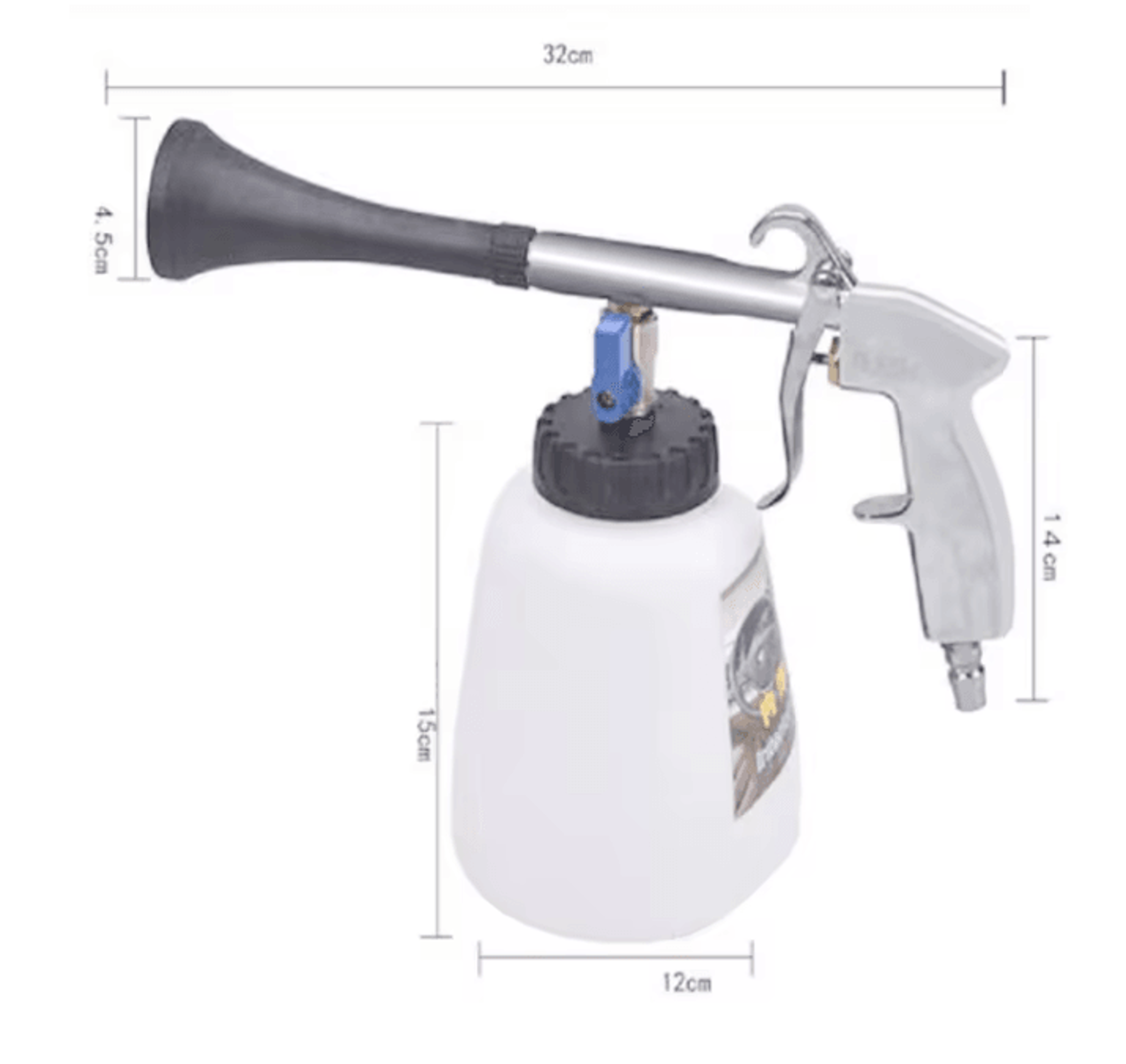TurboClean Car Interior Cleaning Air Blower Gun 4