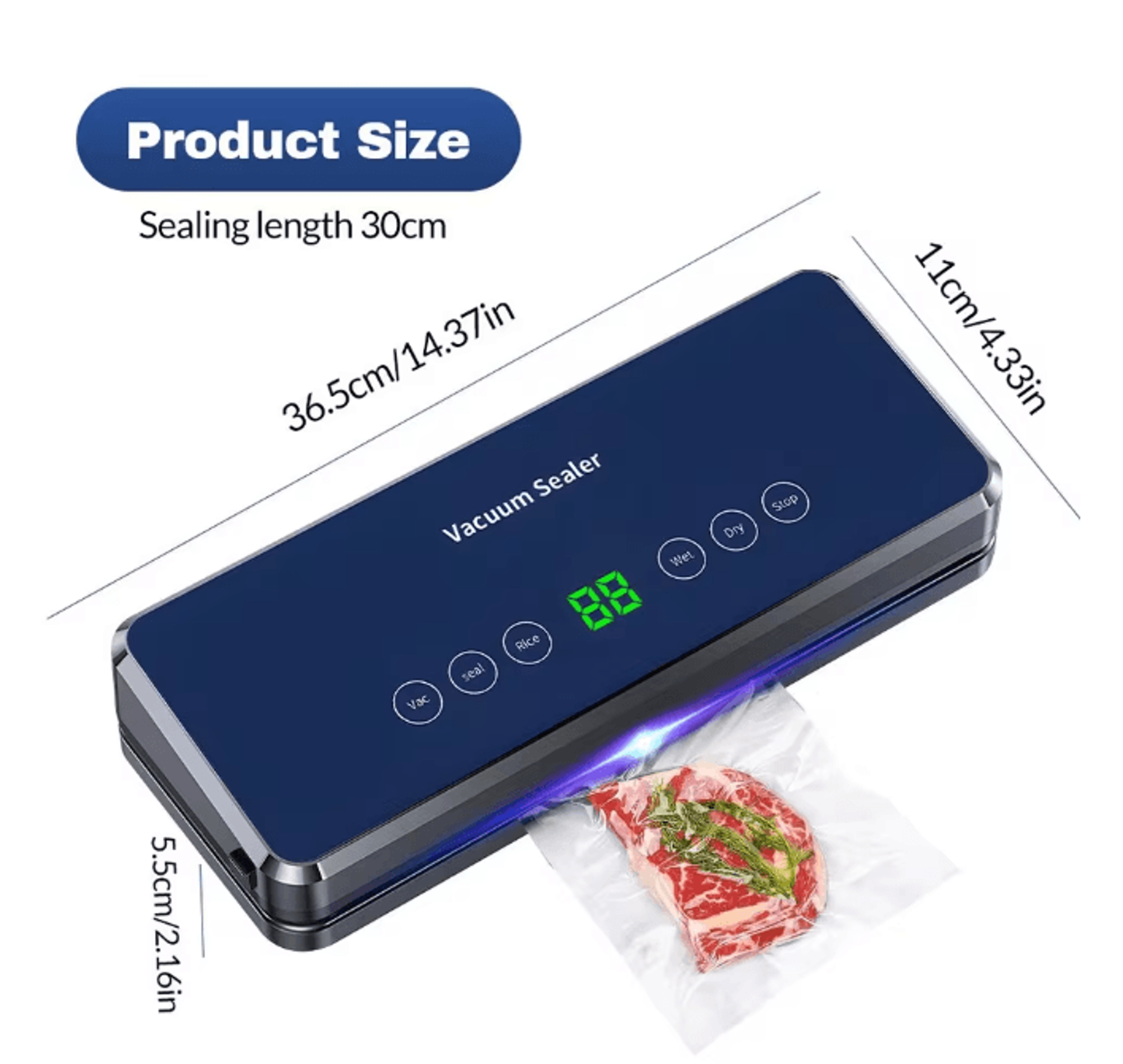 SealFresh Desktop Electric Vacuum Sealer Machine 4