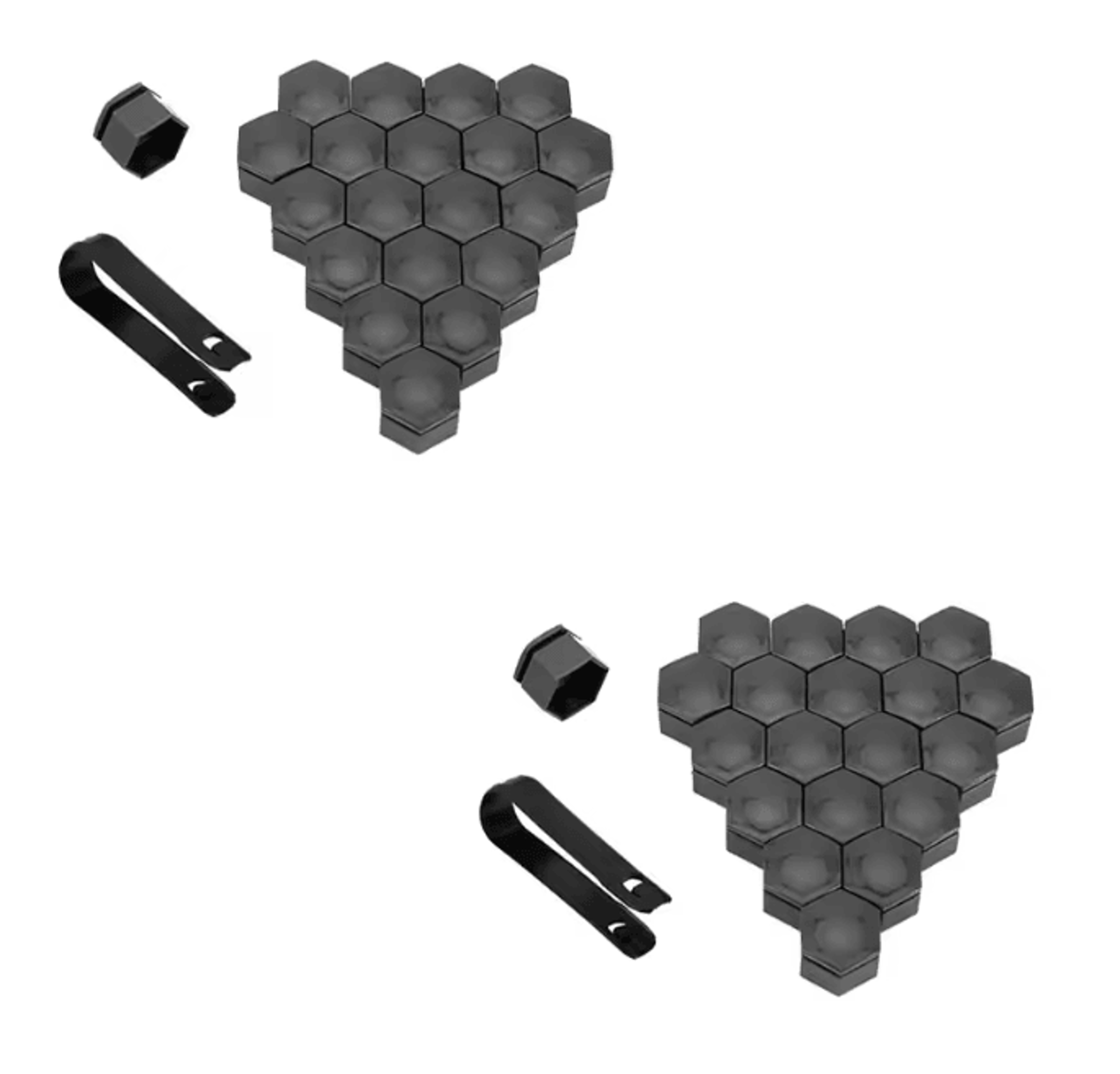 WheelGuard Car Wheel Nut Covers Rust Protection Set 6