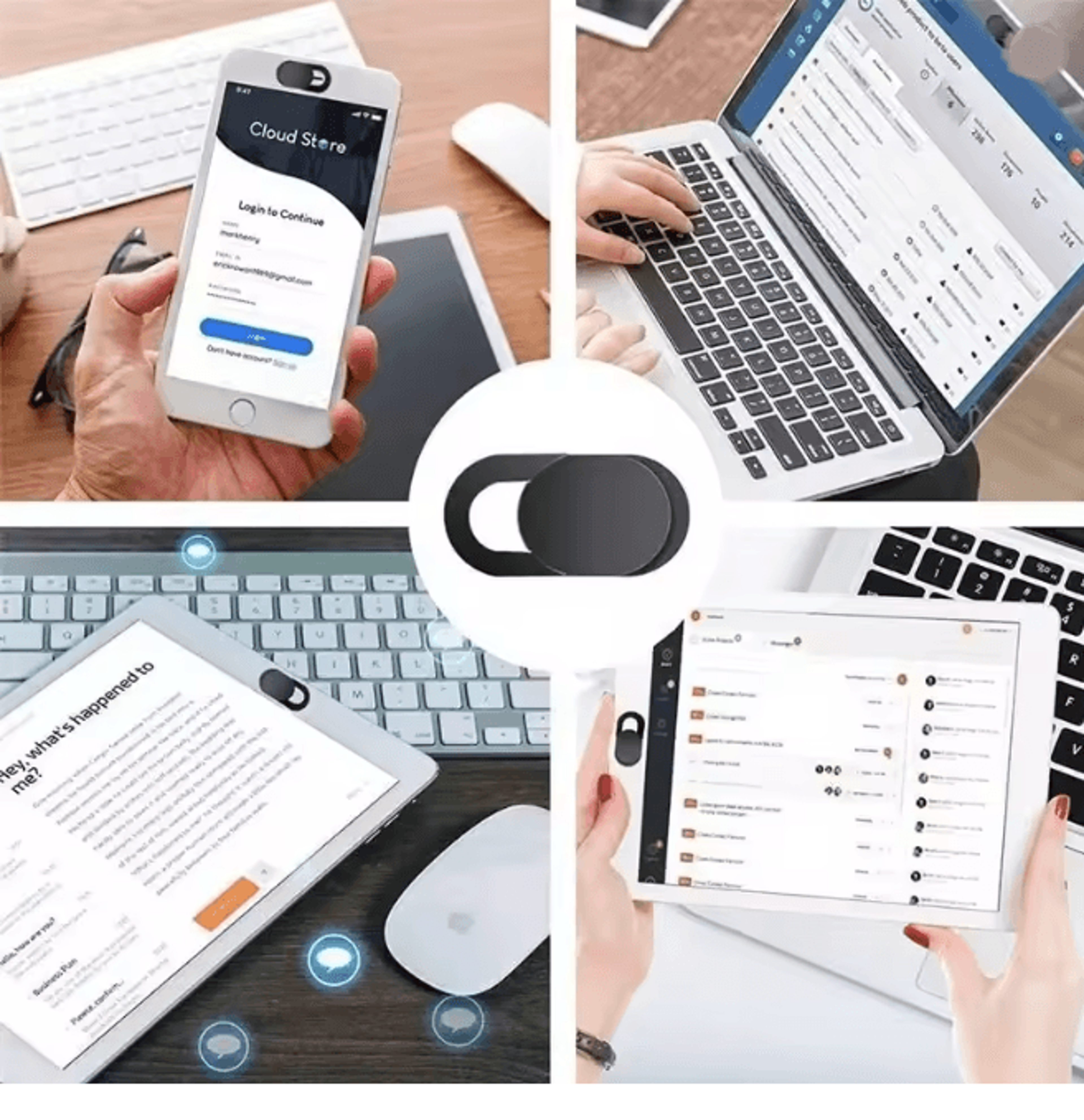PrivacyShield Webcam Cover Slider For Laptops Phones And Tablets 1