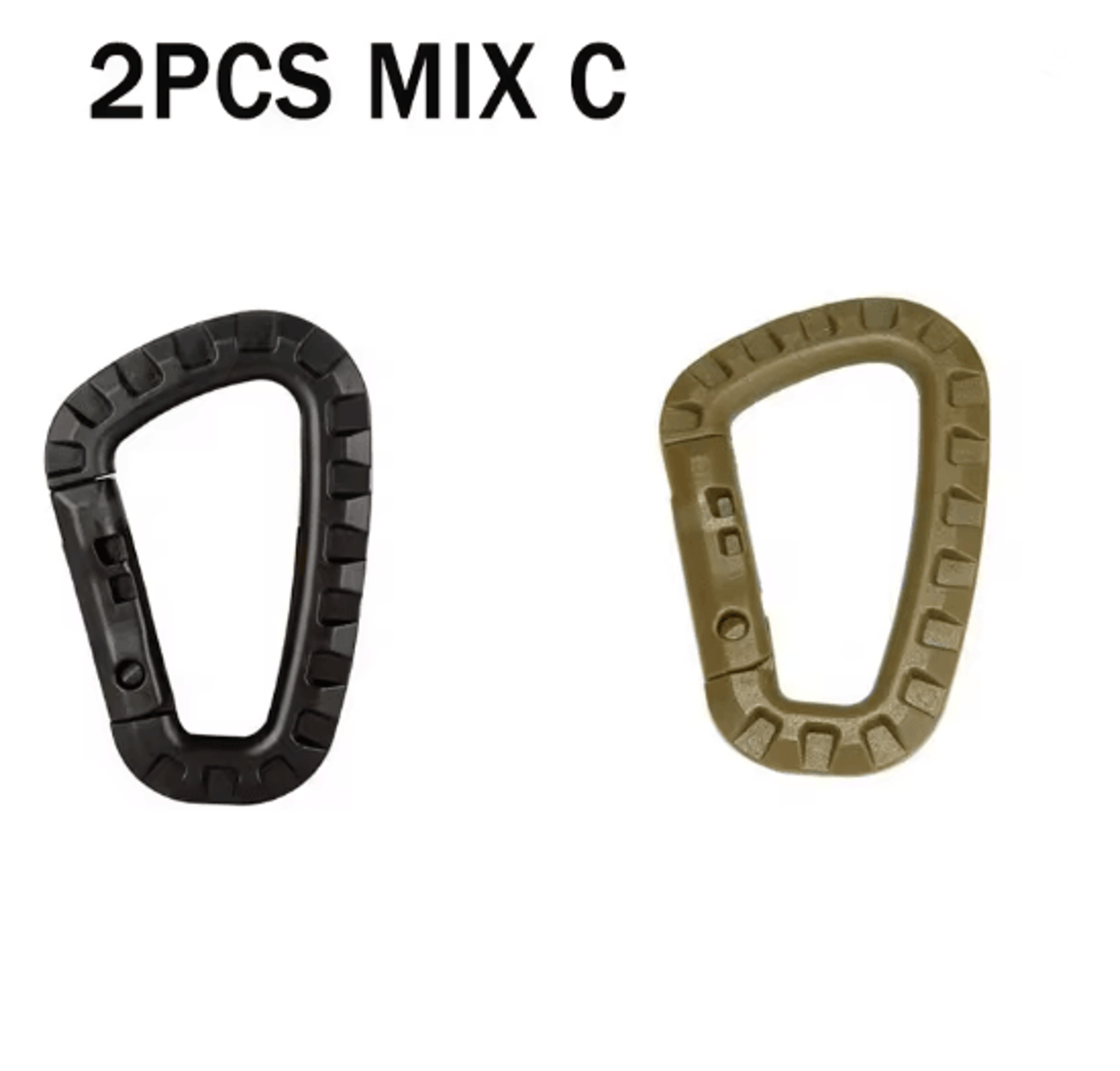 TrailLock Tactical Carabiner Clip Set Quick Hook Gear Keychain 9