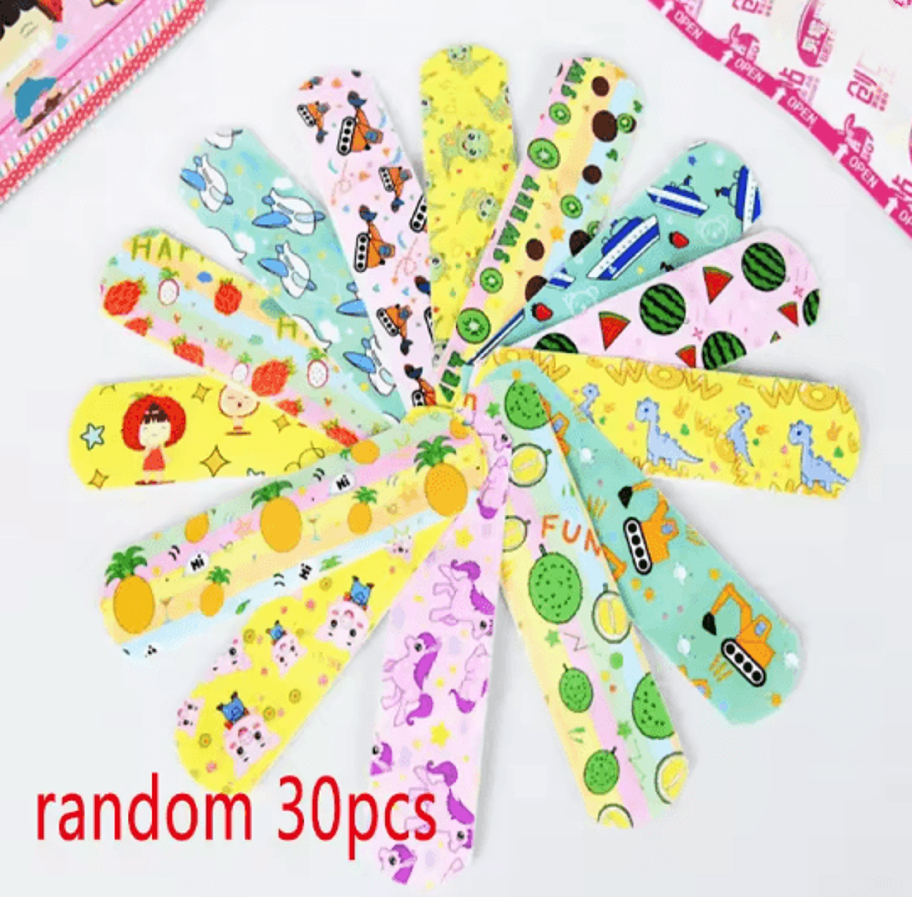 HappyHeal Kids Band Aid Stickers Waterproof Cartoon Animal Designs 4