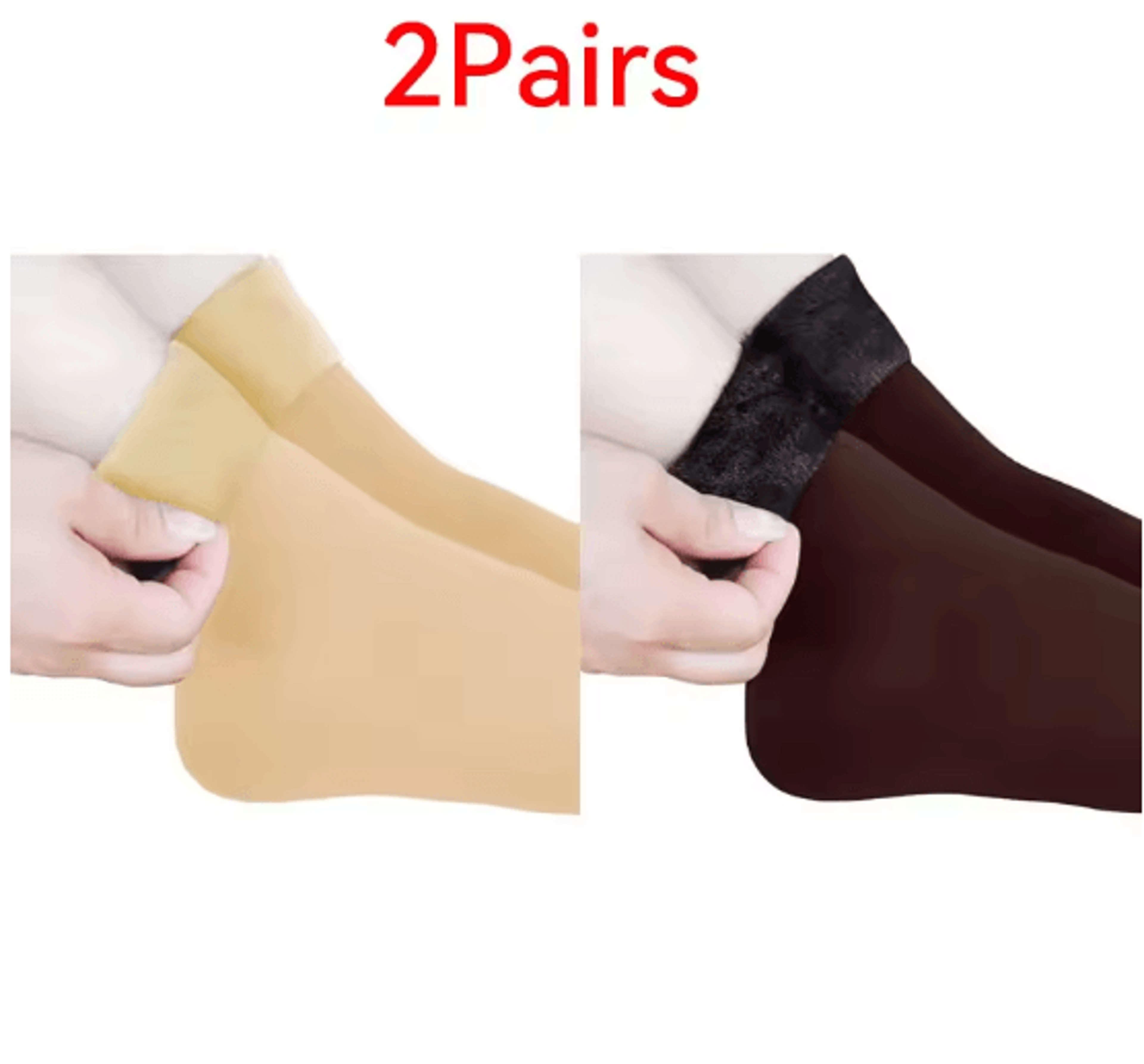 CozyNest Winter Fleece Socks Warm Soft Home Sleep Socks 12
