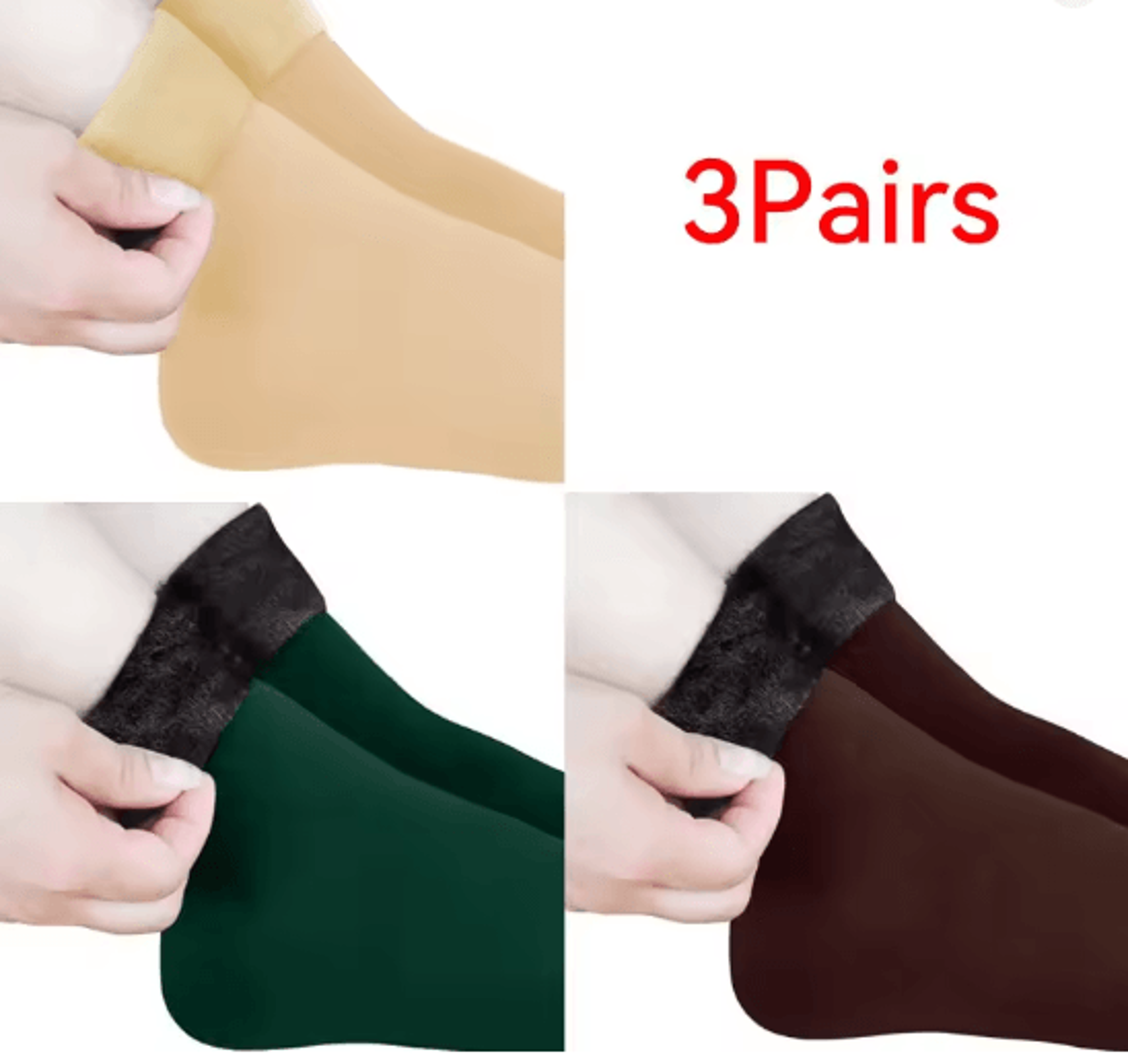 CozyNest Winter Fleece Socks Warm Soft Home Sleep Socks 18