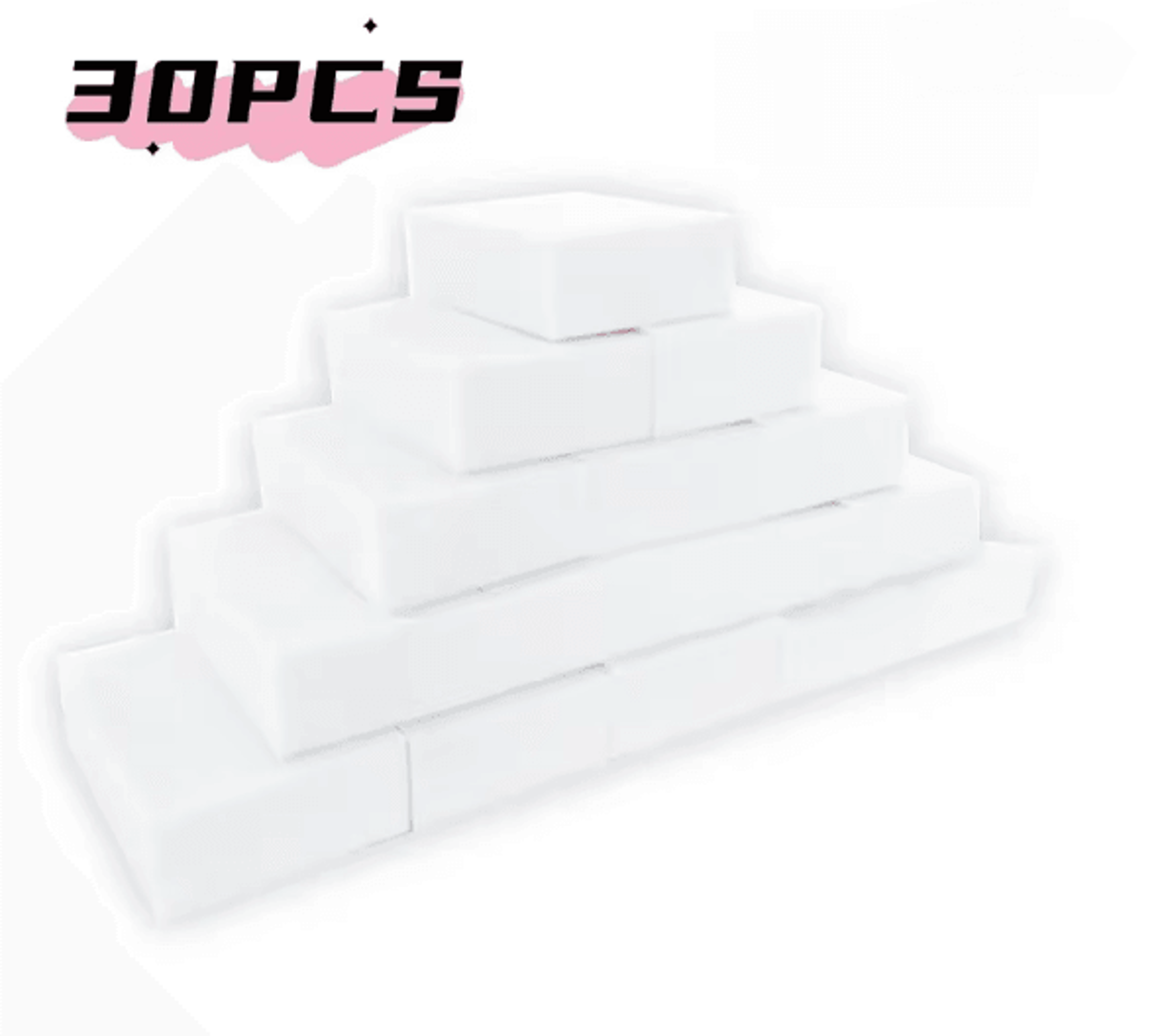 Magic Melamine Sponge Eraser For Kitchen And Bathroom Cleaning 2