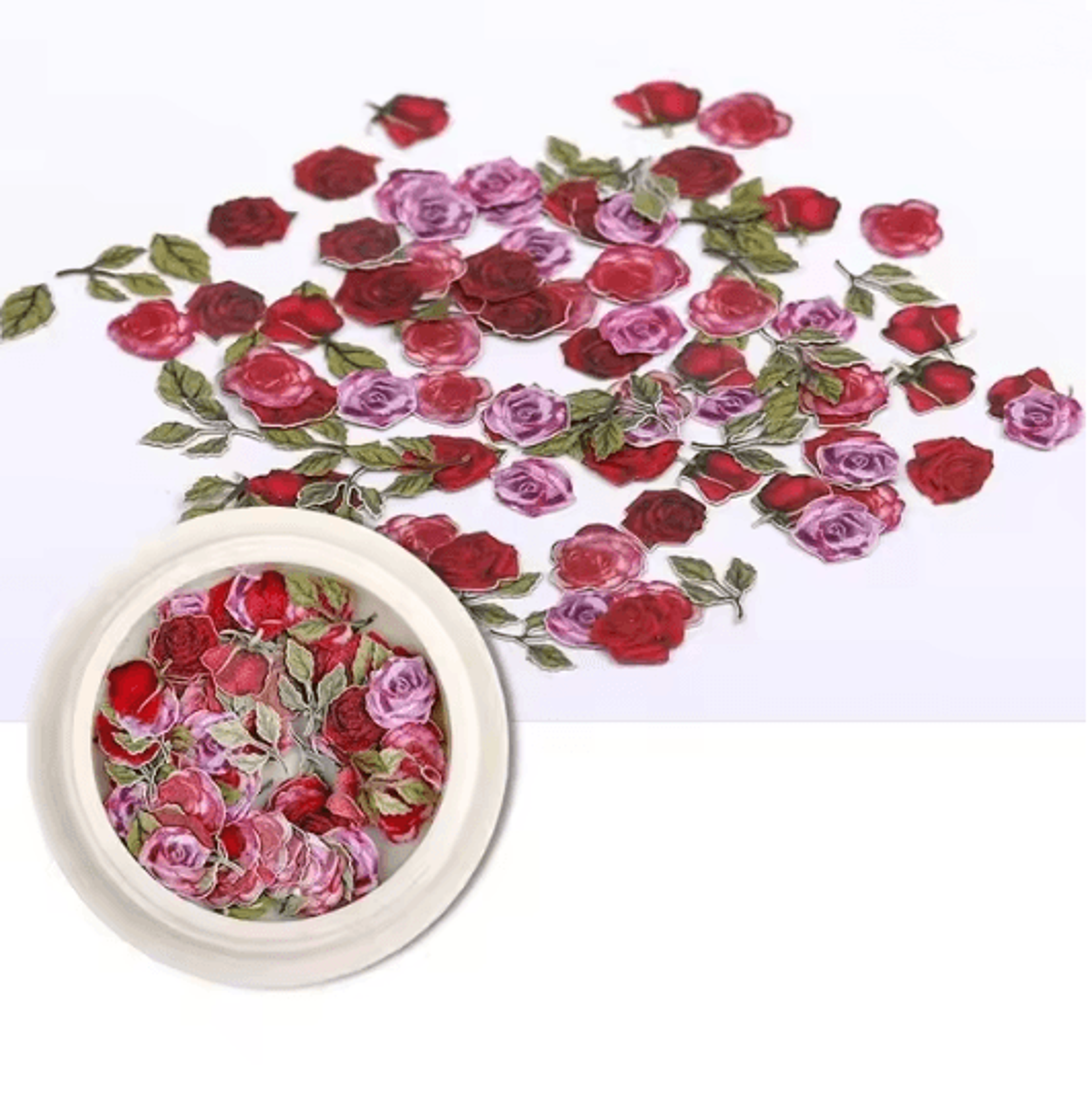 Ultra Thin Flower Nail Art Stickers For DIY Manicure Designs 2