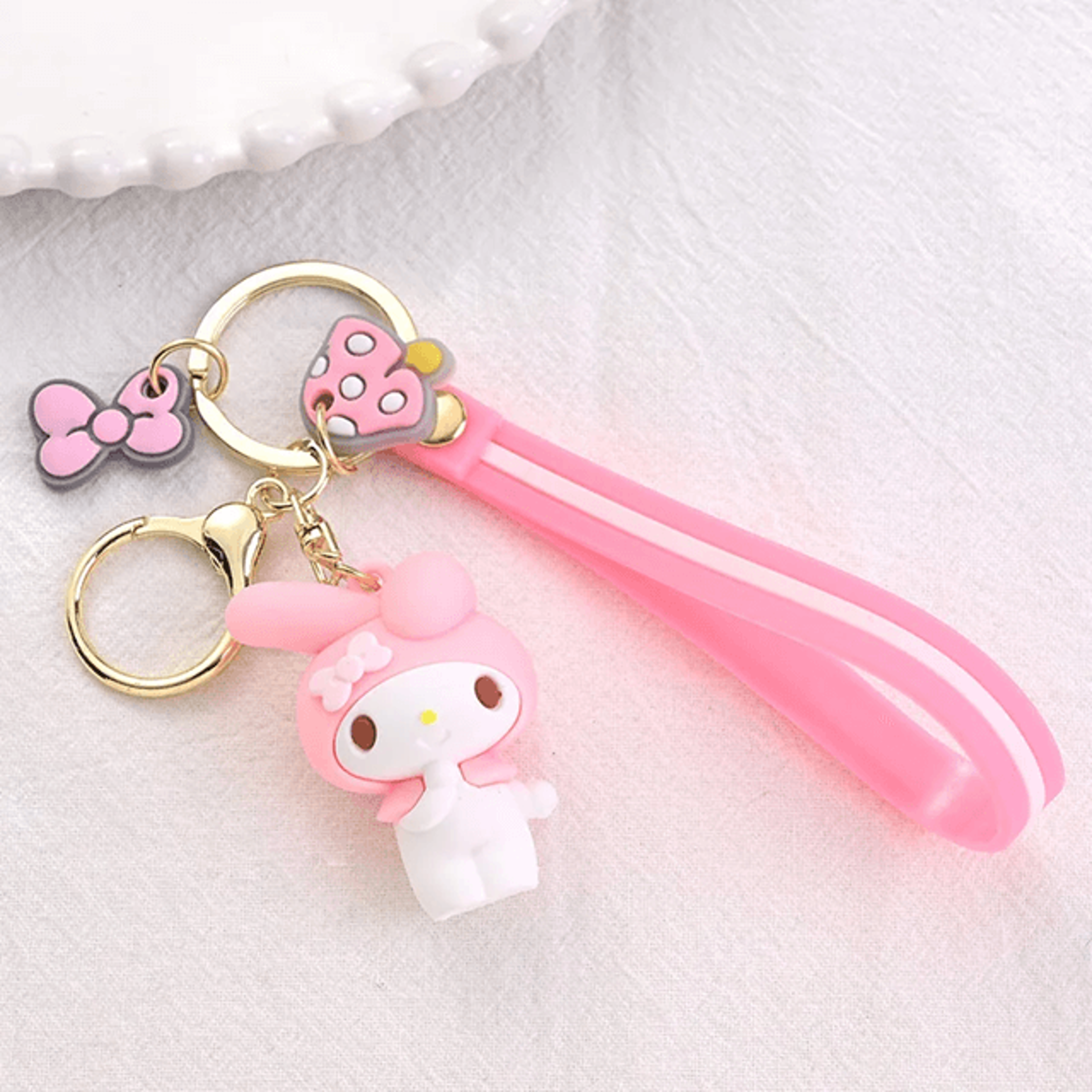 Cute Sanrio Cartoon Character Keychain Backpack Pendant For Girls And Collectors 5