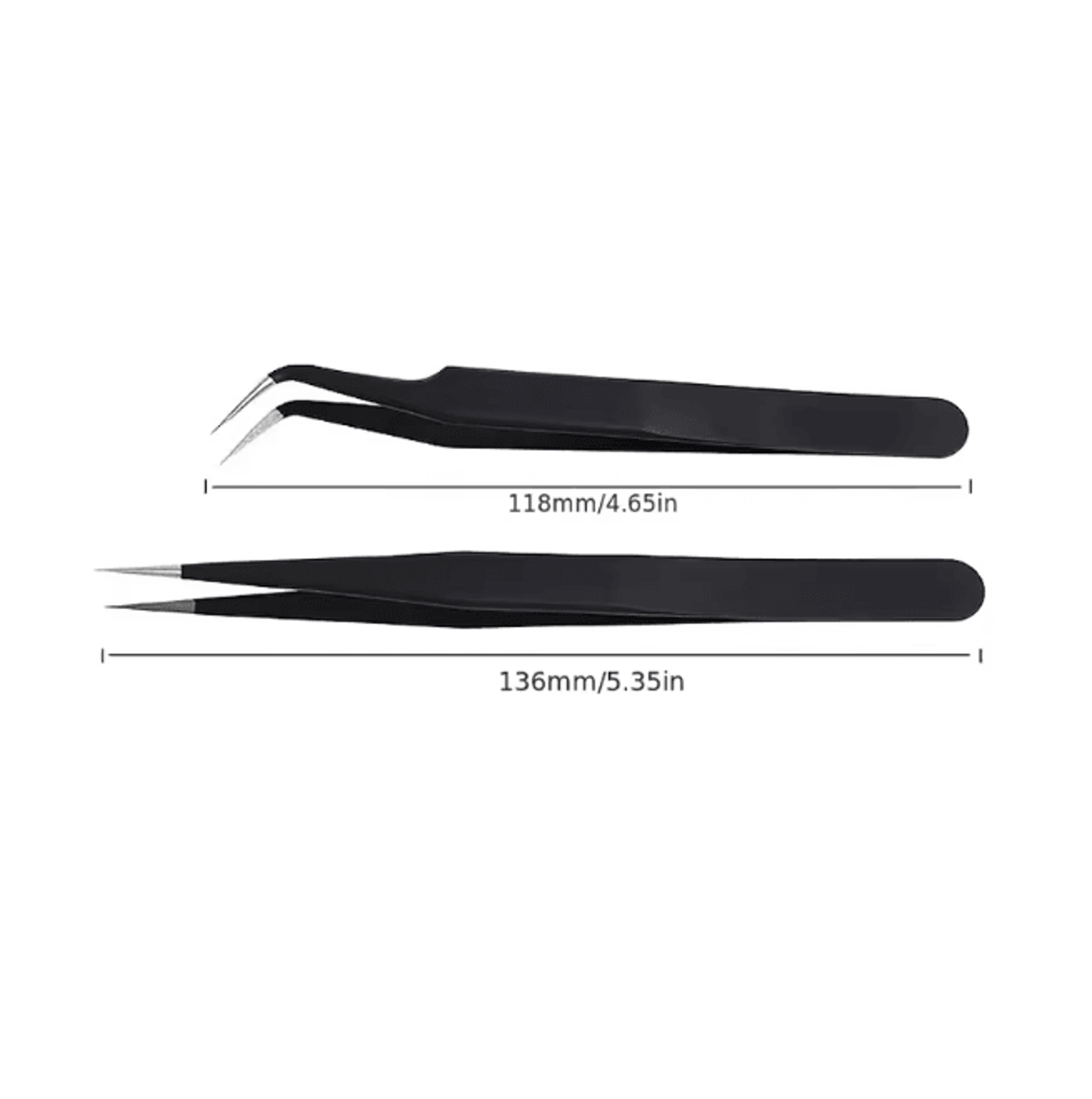 Anti Static Precision Tweezers For Nail Art And Eyelash Extensions 3