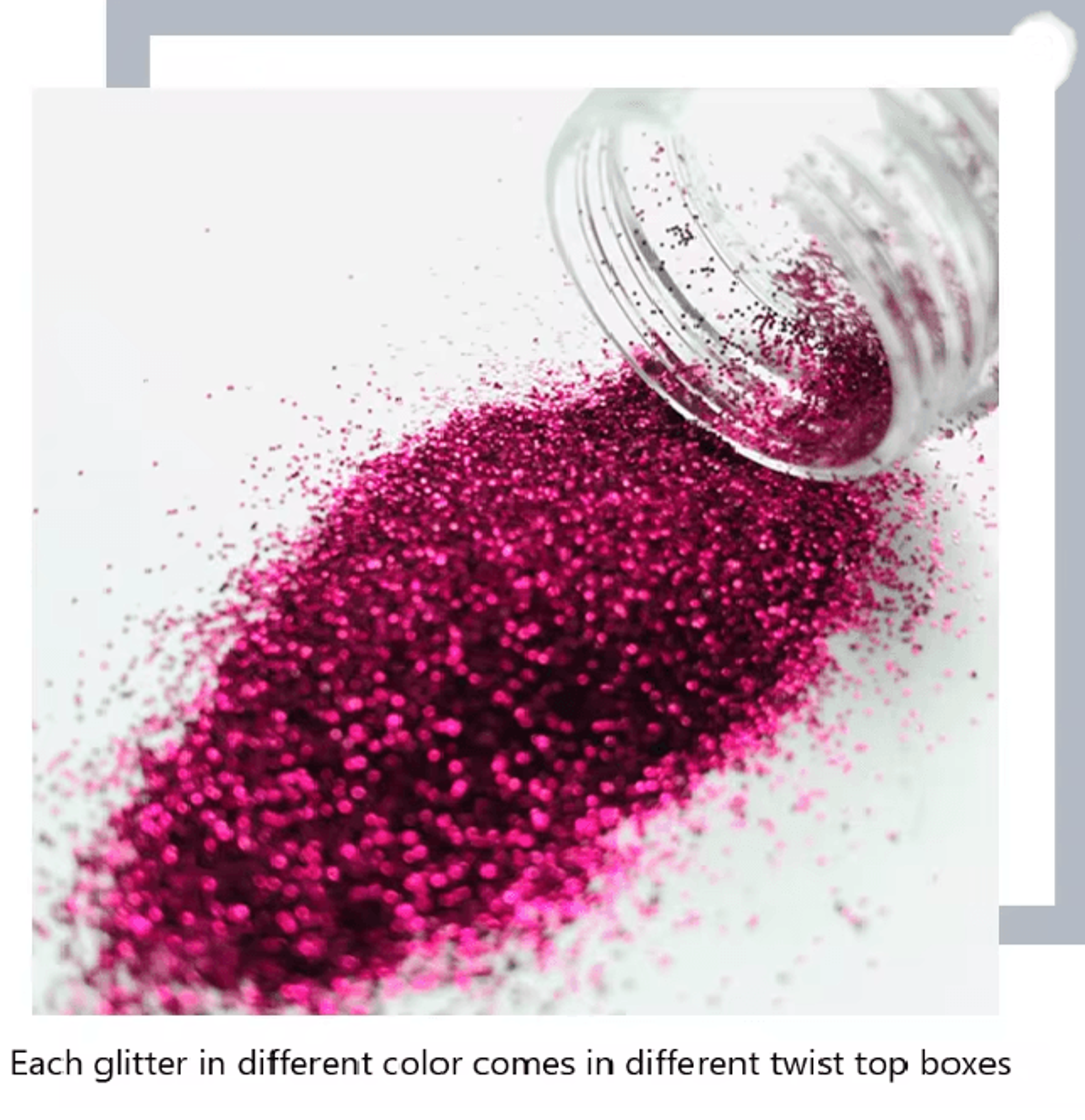 40 Color Nail Glitter Powder Set For Nail Art Body And Craft Designs 5