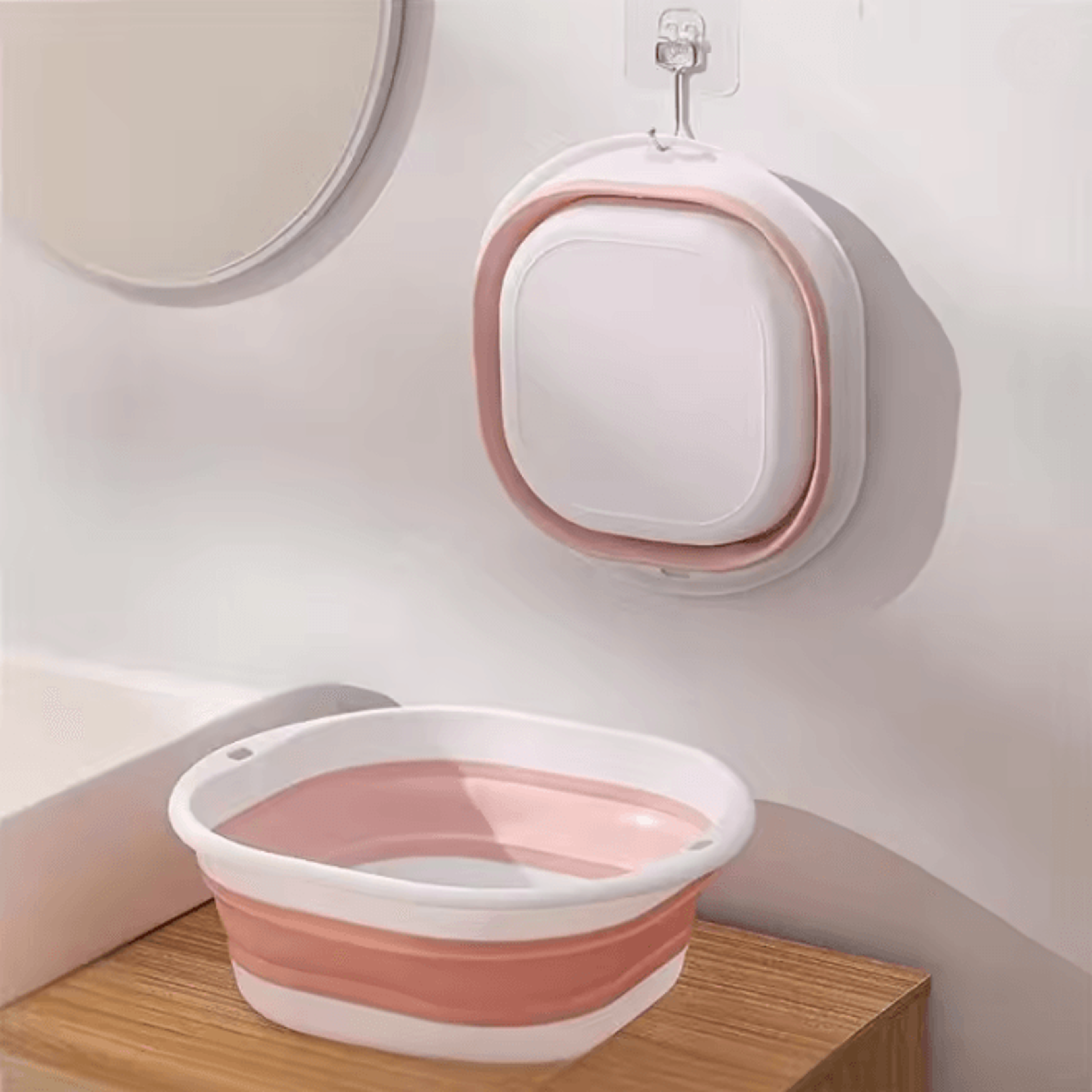 Foldable Portable Wash Basin Large Collapsible Laundry And Kitchen Bowl 8
