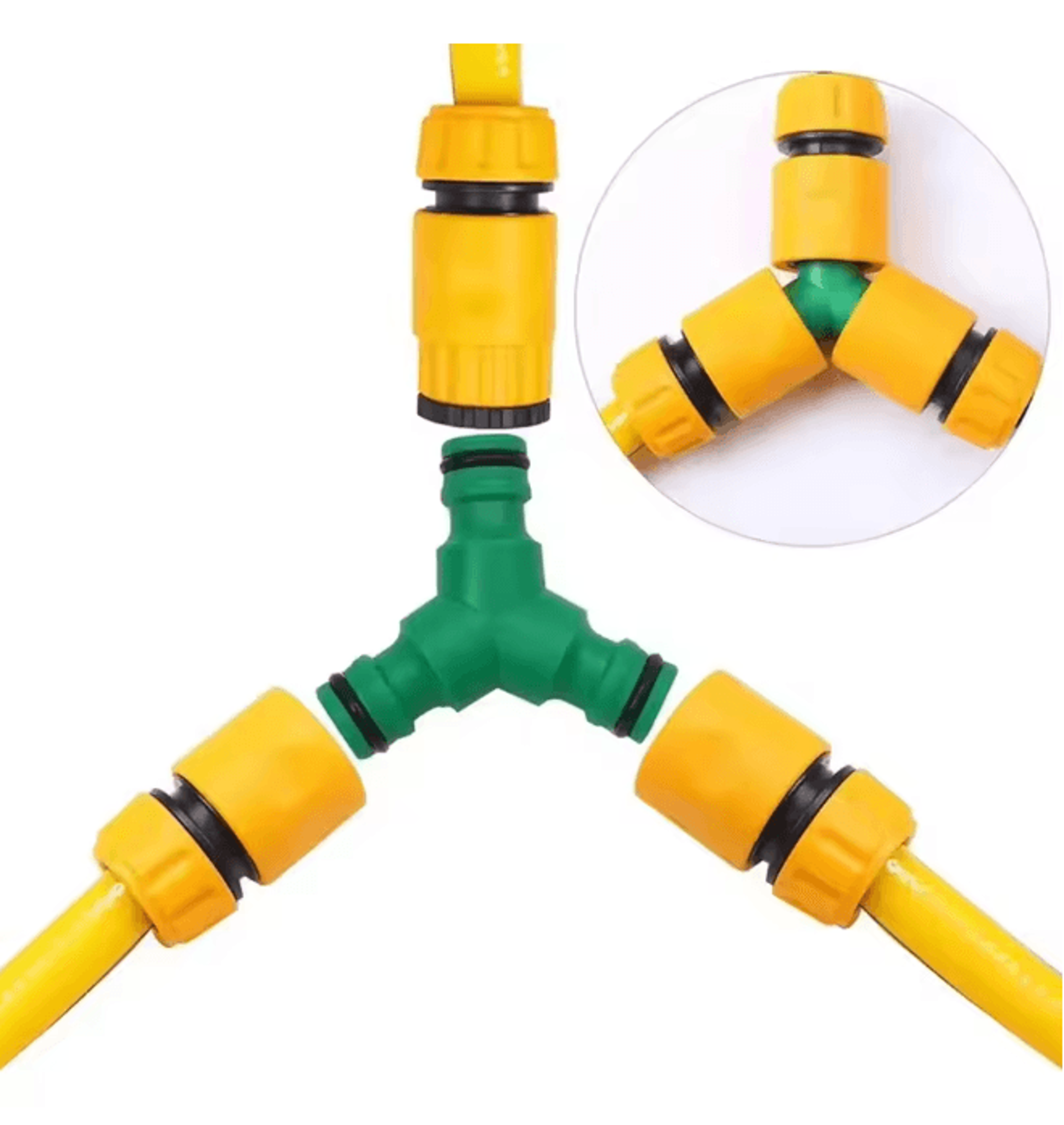 10 Piece Garden Hose Quick Connector Set Faucet Adapter For Irrigation 3
