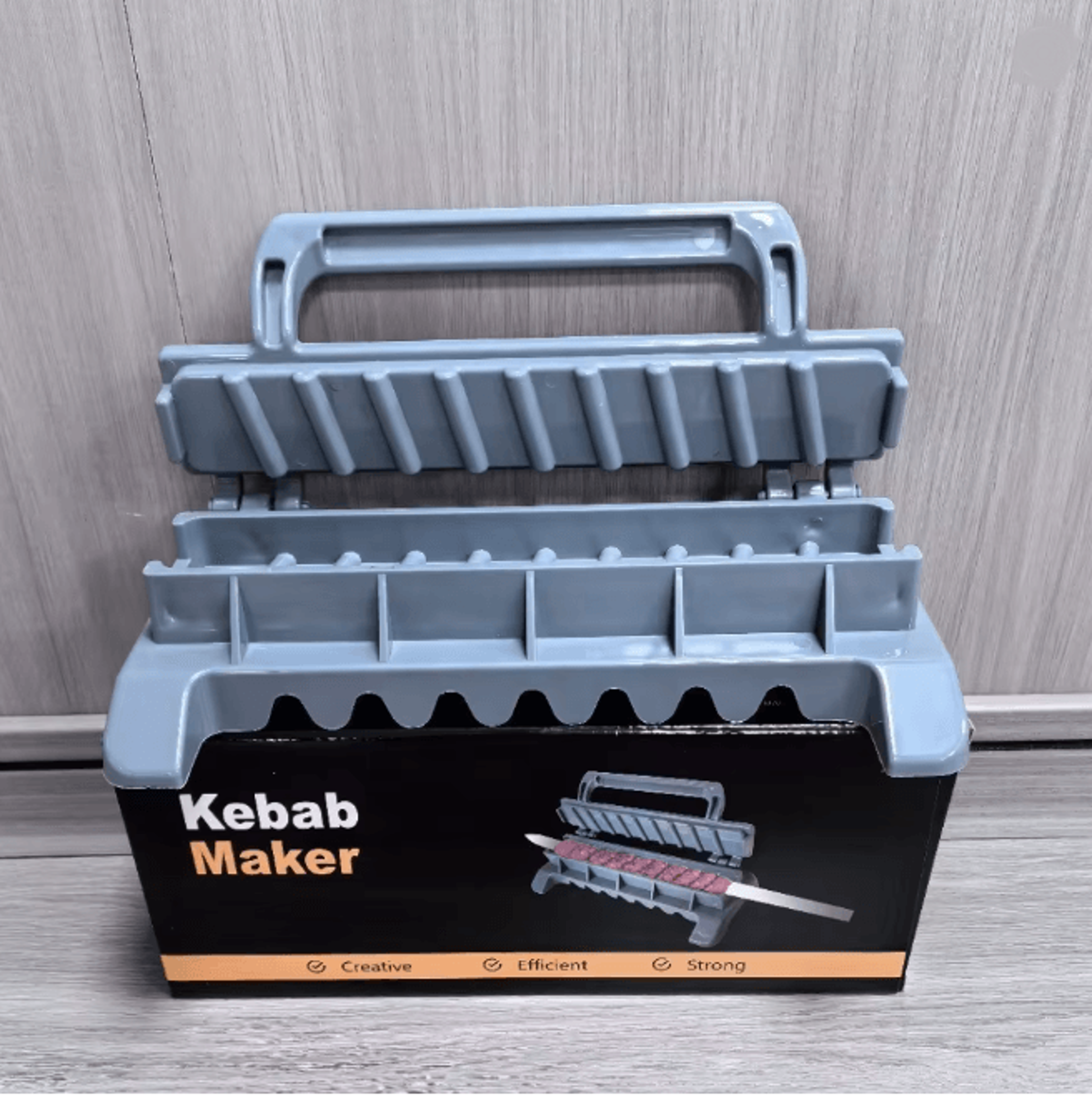Wide Flat Stainless Steel BBQ Skewers For Kebab And Grilling 8