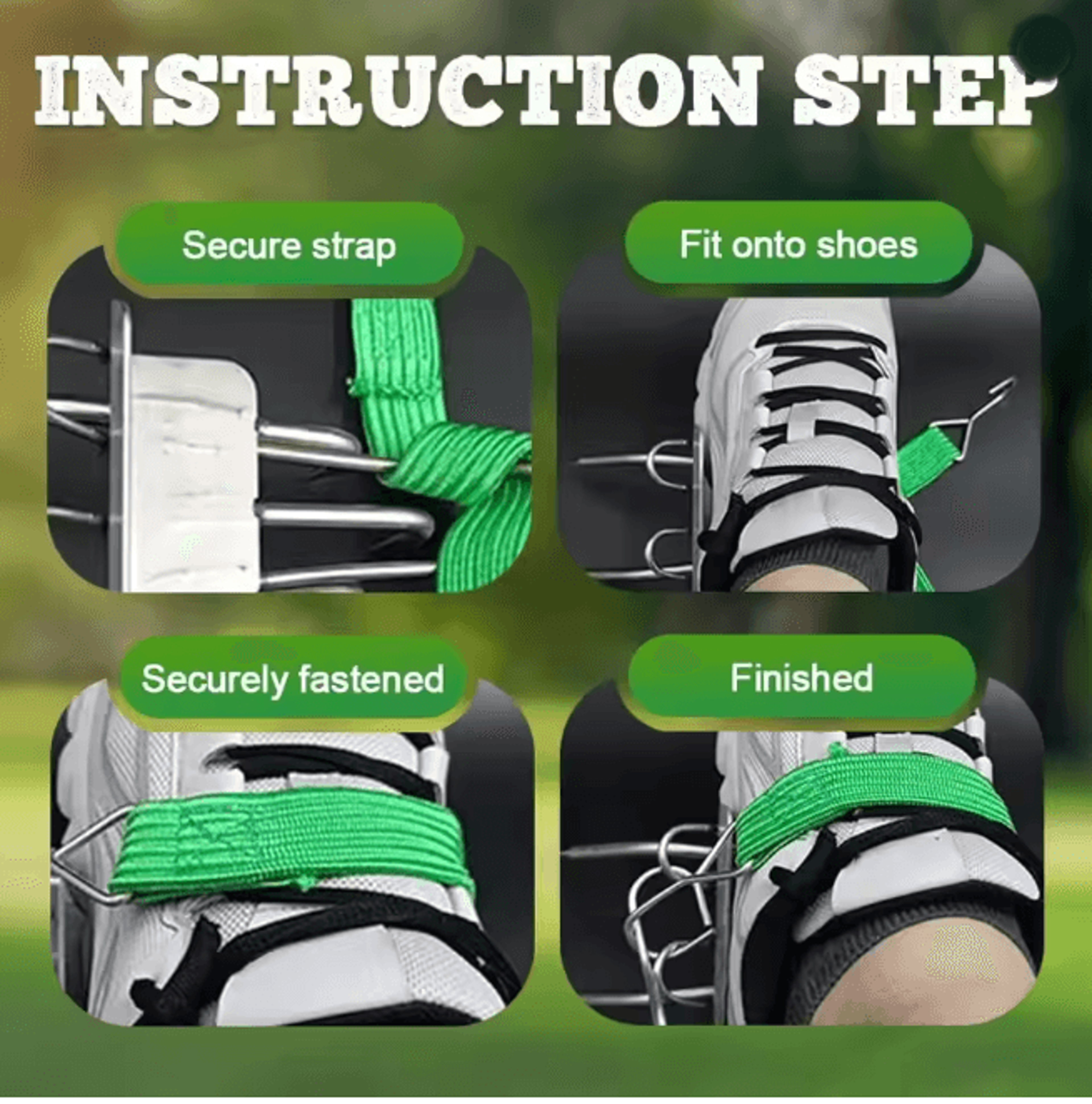 Tree Climbing Spikes Anti Slip Cat Claw Shoes Outdoor Climbing Gear 2