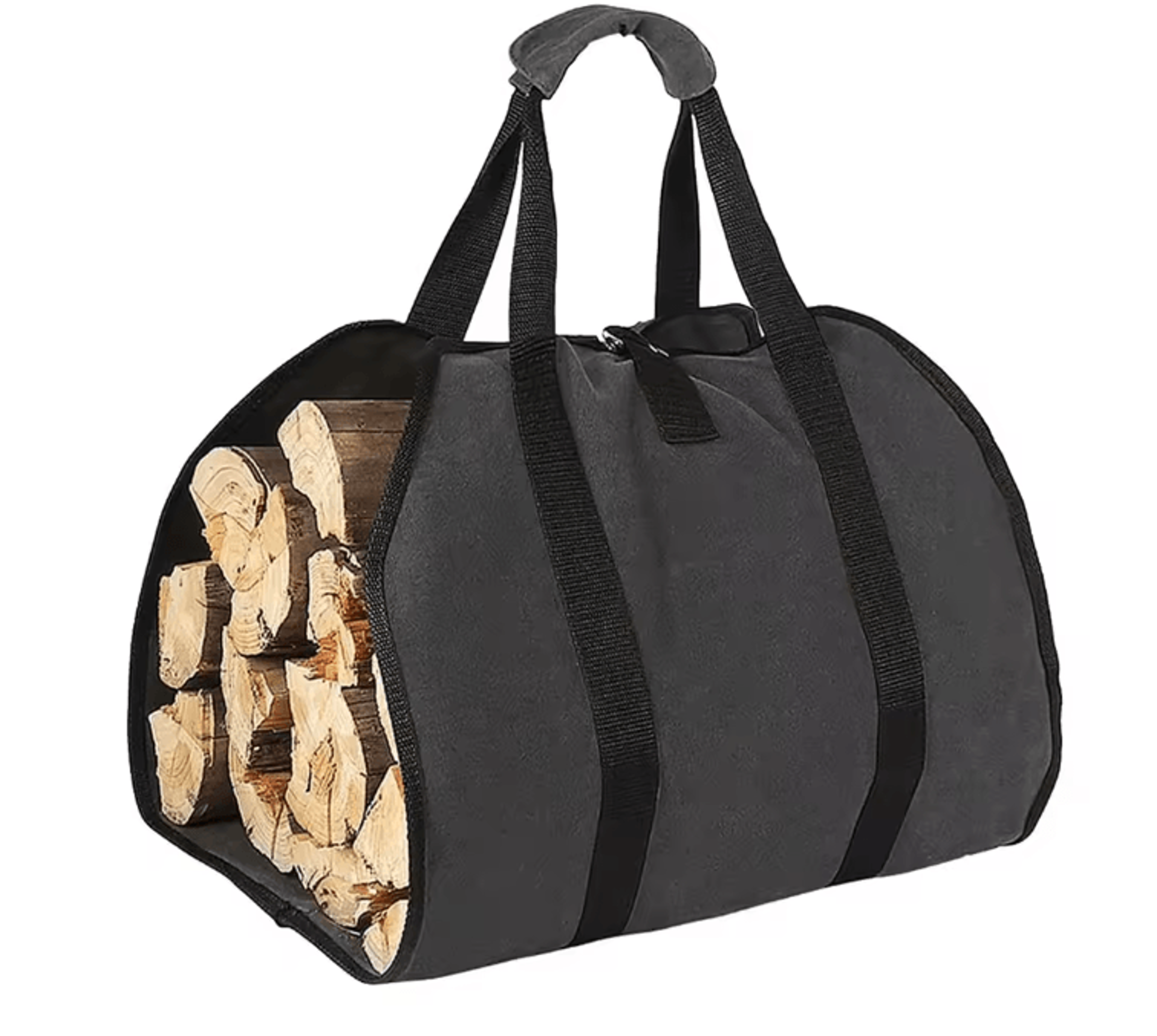 Large Capacity Firewood Carry Bag Durable Log Storage And Transport Tote 5