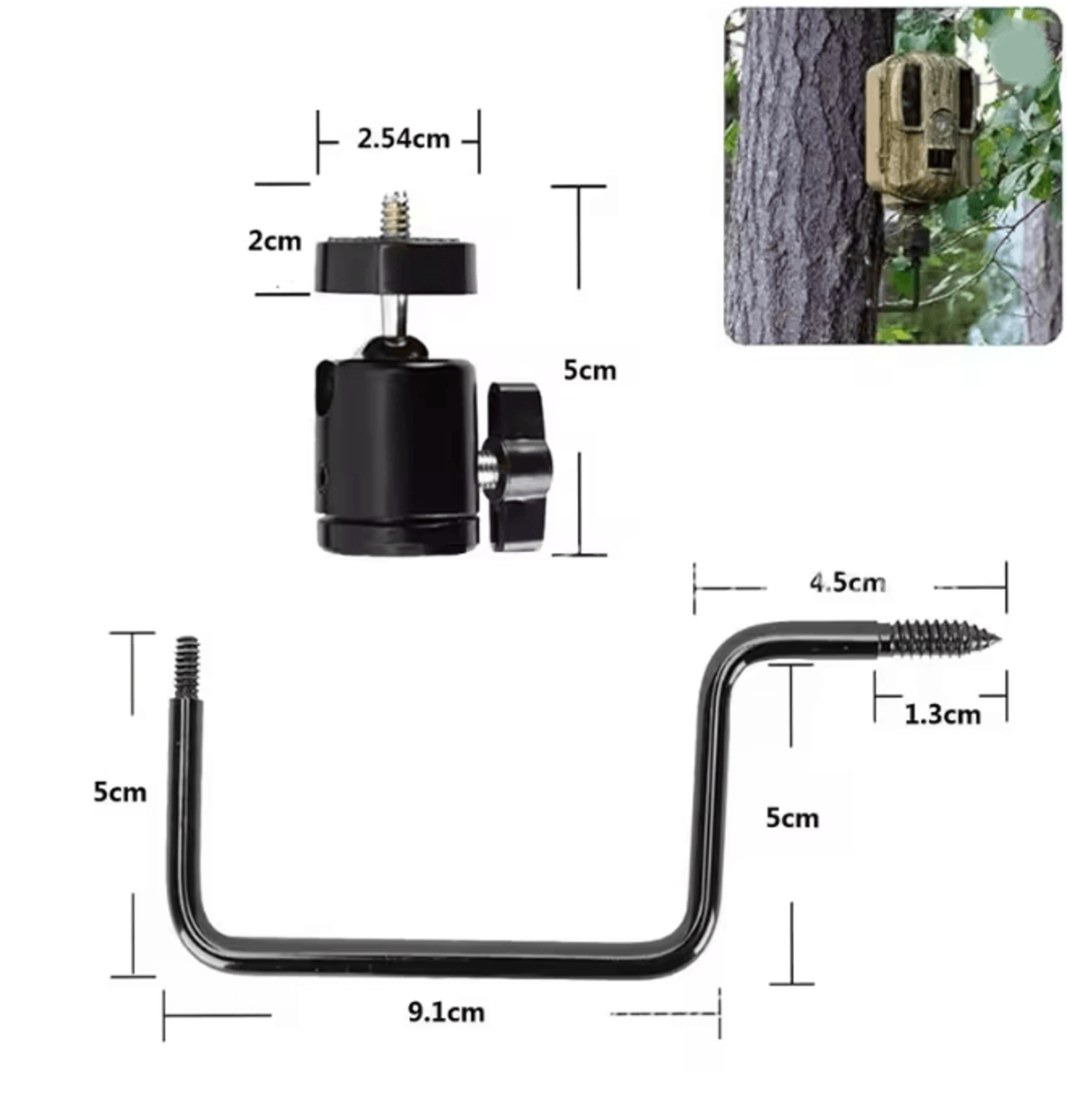 Heavy Duty Screw In Tree Steps For Hunting Tree Stand Climbing 9