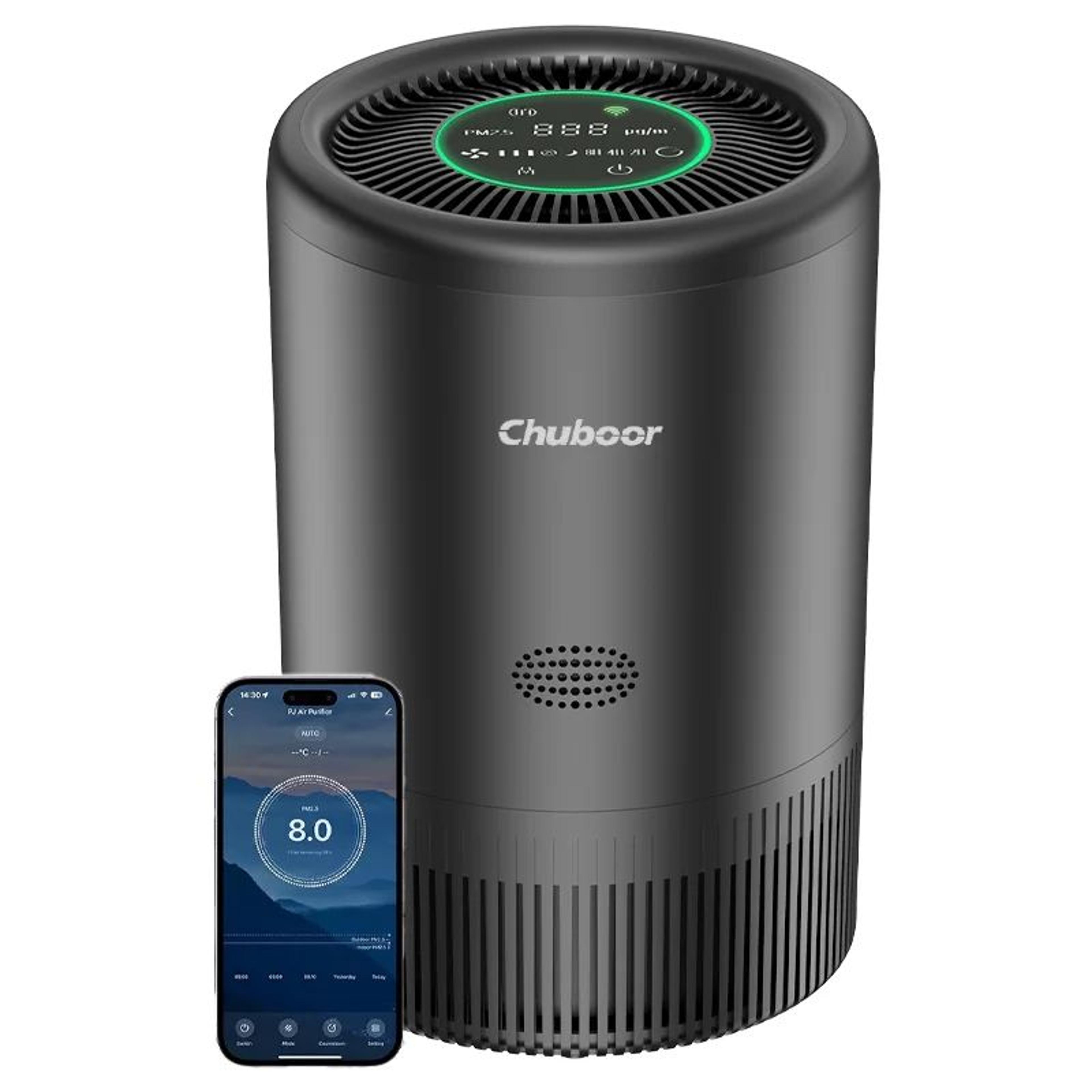 HEPA Air Purifier For Bedroom And Home With Fragrance And Timer 5