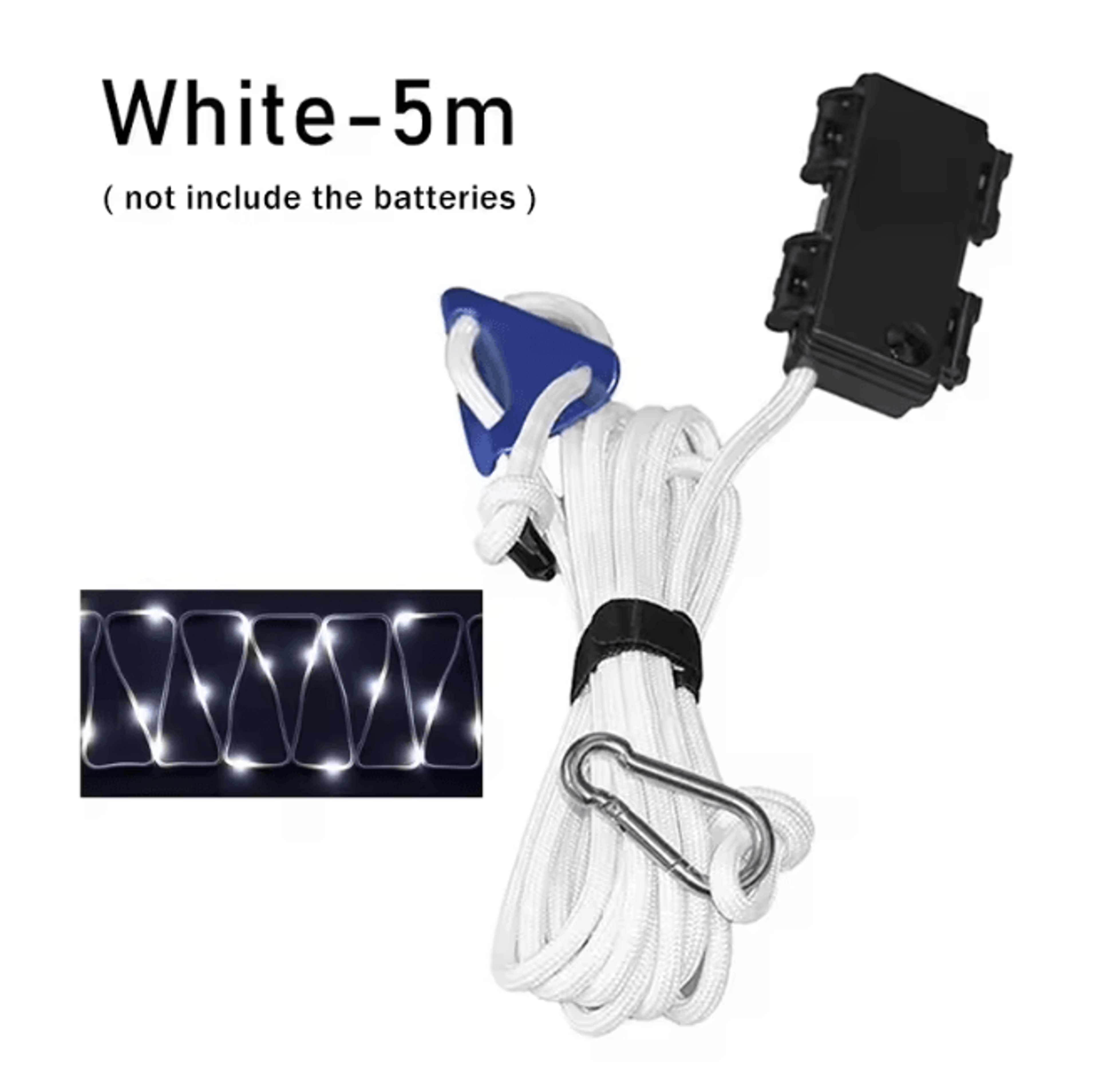 Camping Tent Rope LED Light Waterproof Outdoor Guy Line Safety Lighting 6