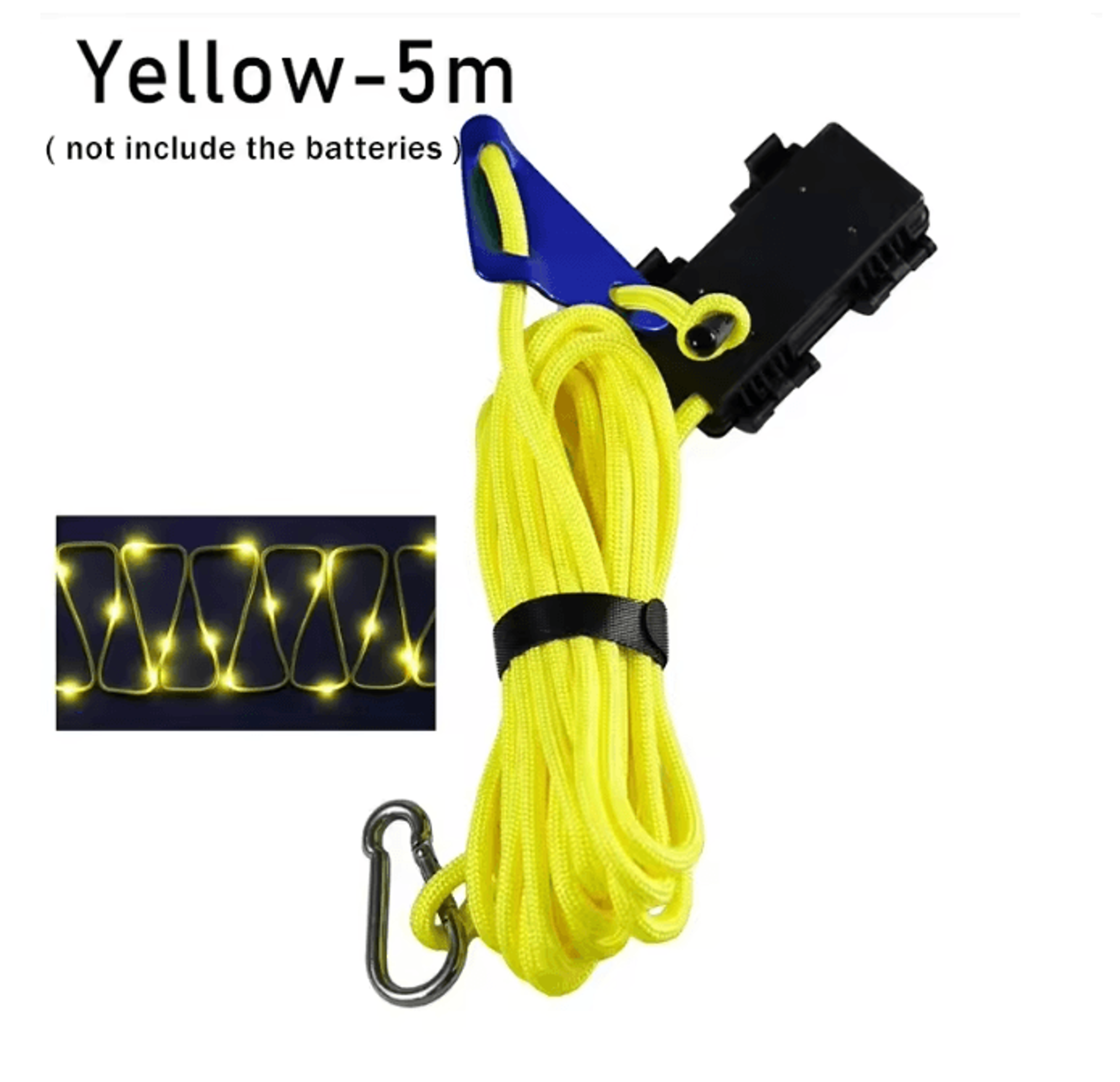Camping Tent Rope LED Light Waterproof Outdoor Guy Line Safety Lighting 8