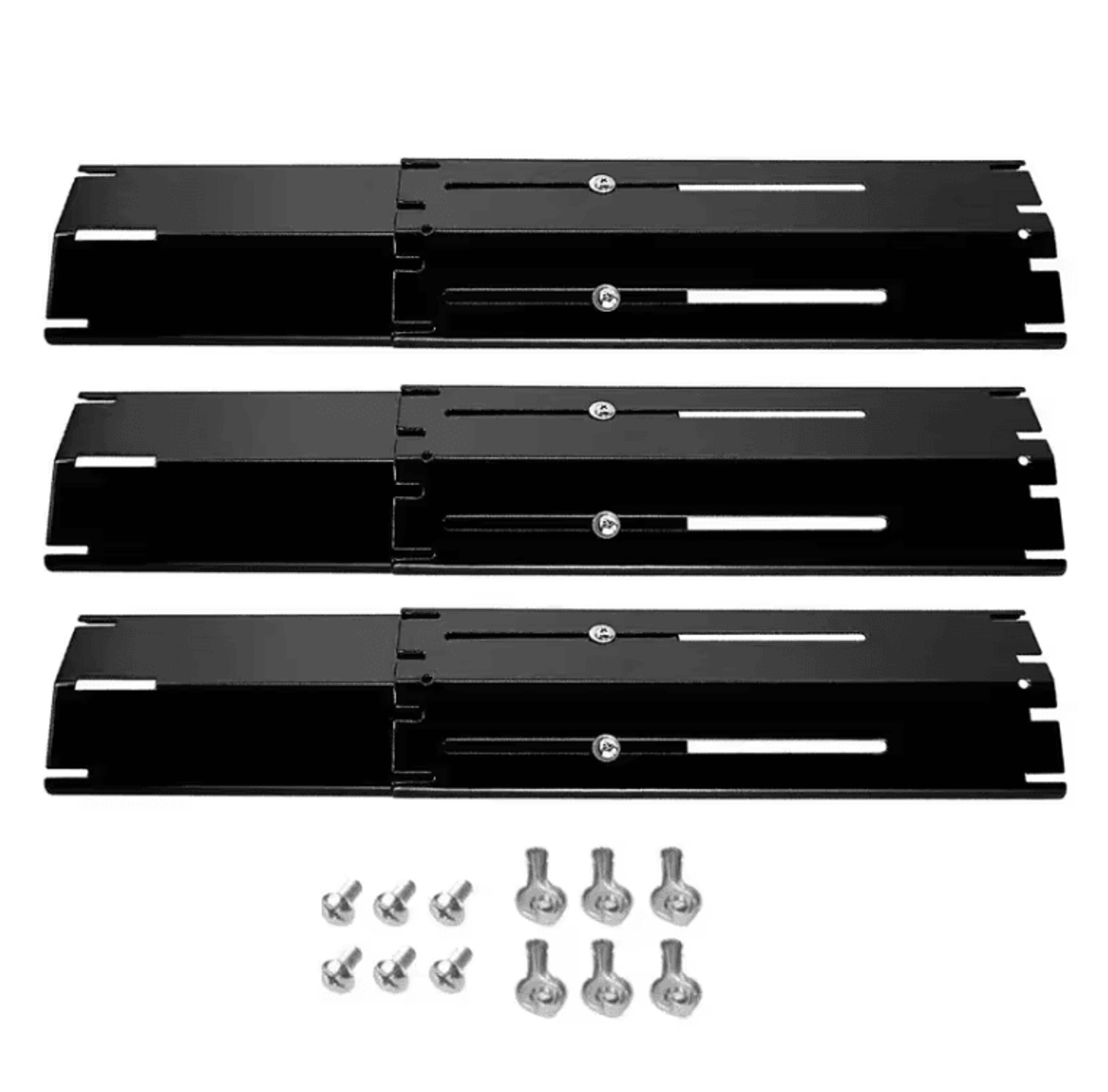 Adjustable Grill Heat Plate Shield Replacement Porcelain Steel Flavorizer Bars 9