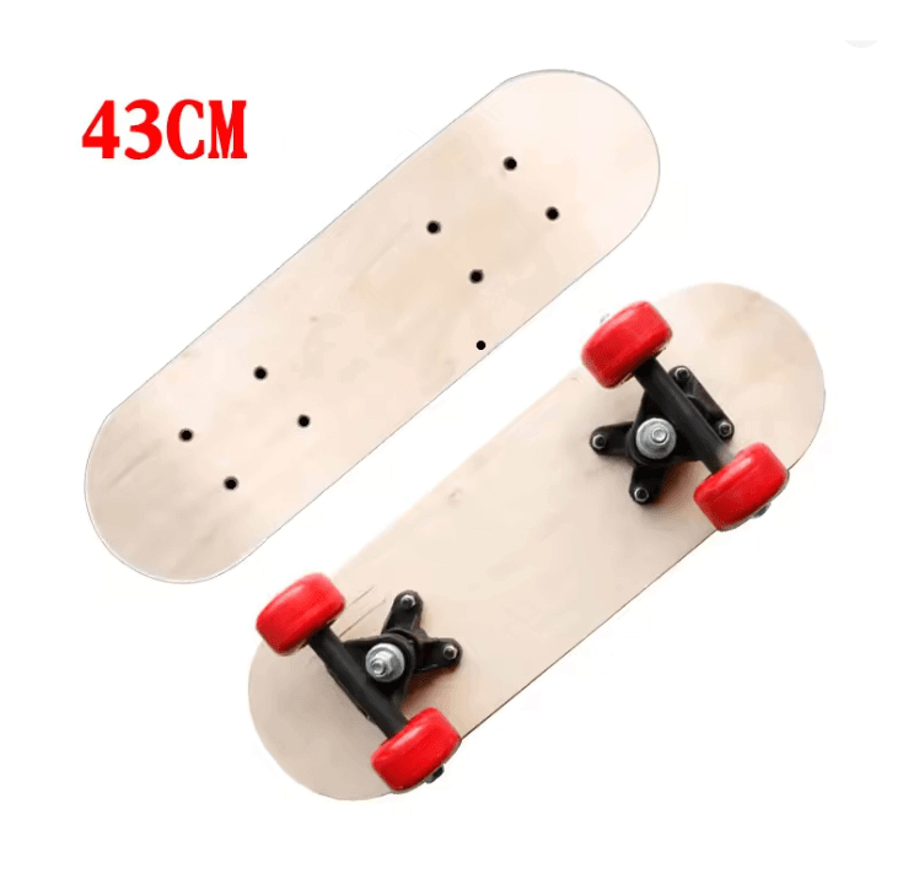 DIY Wooden Skateboard Whiteboard Blank Deck For Kids Art And Creative Play 8