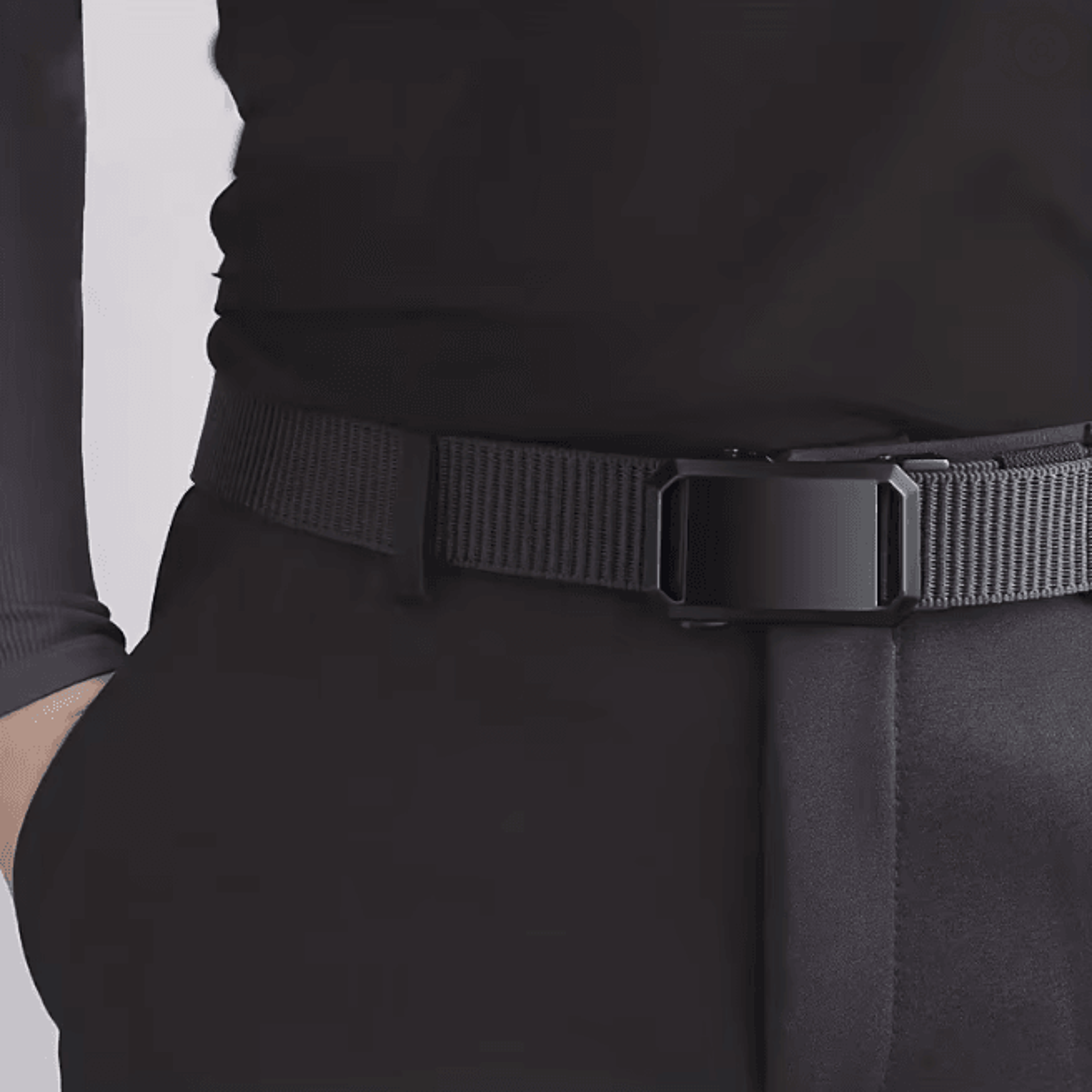 Automatic Buckle Tactical Canvas Belt For Men Outdoor And Workwearb 1