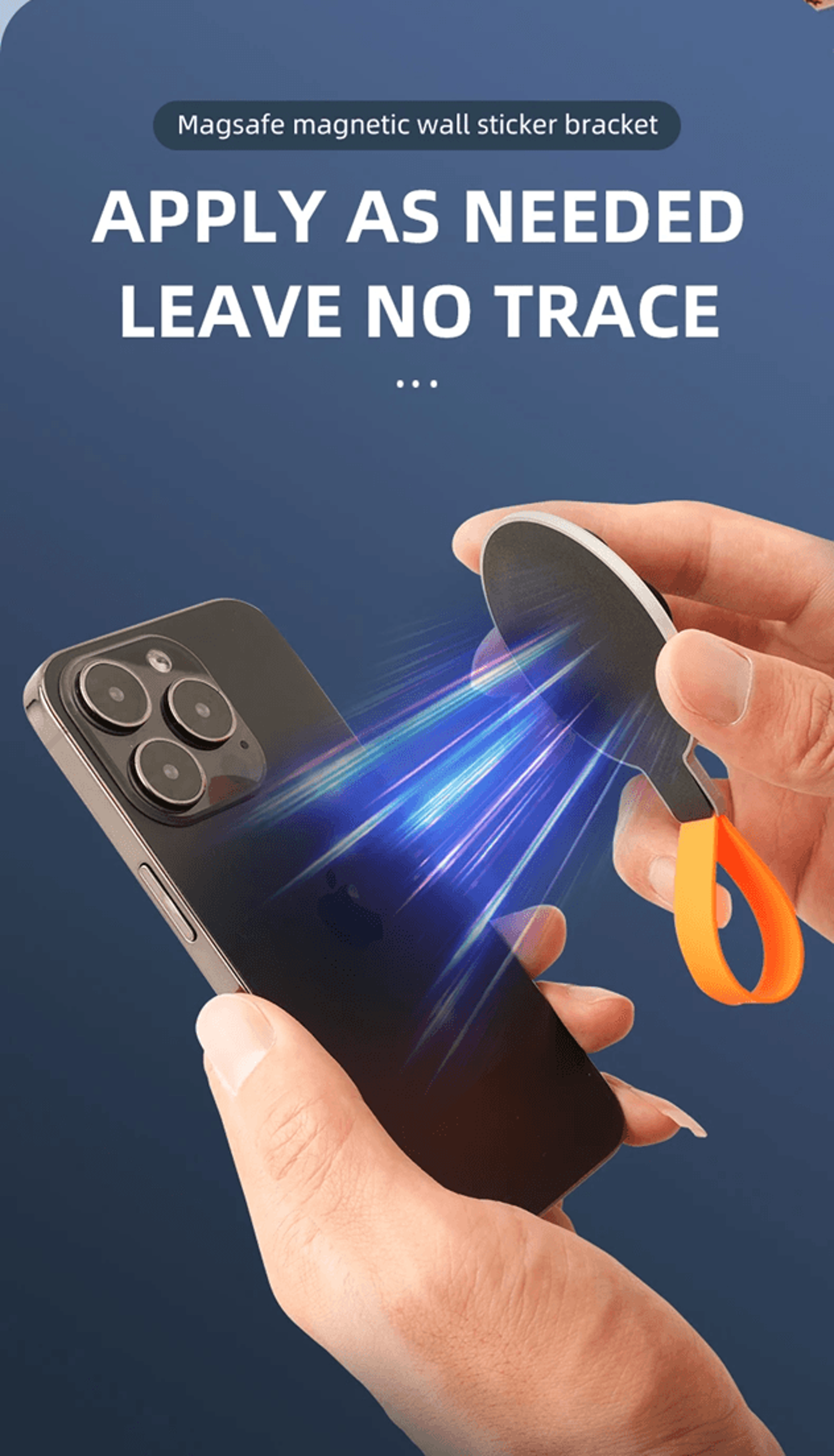 Magnetic Phone Holder Silicone Grip Stand With Strong Suction 2