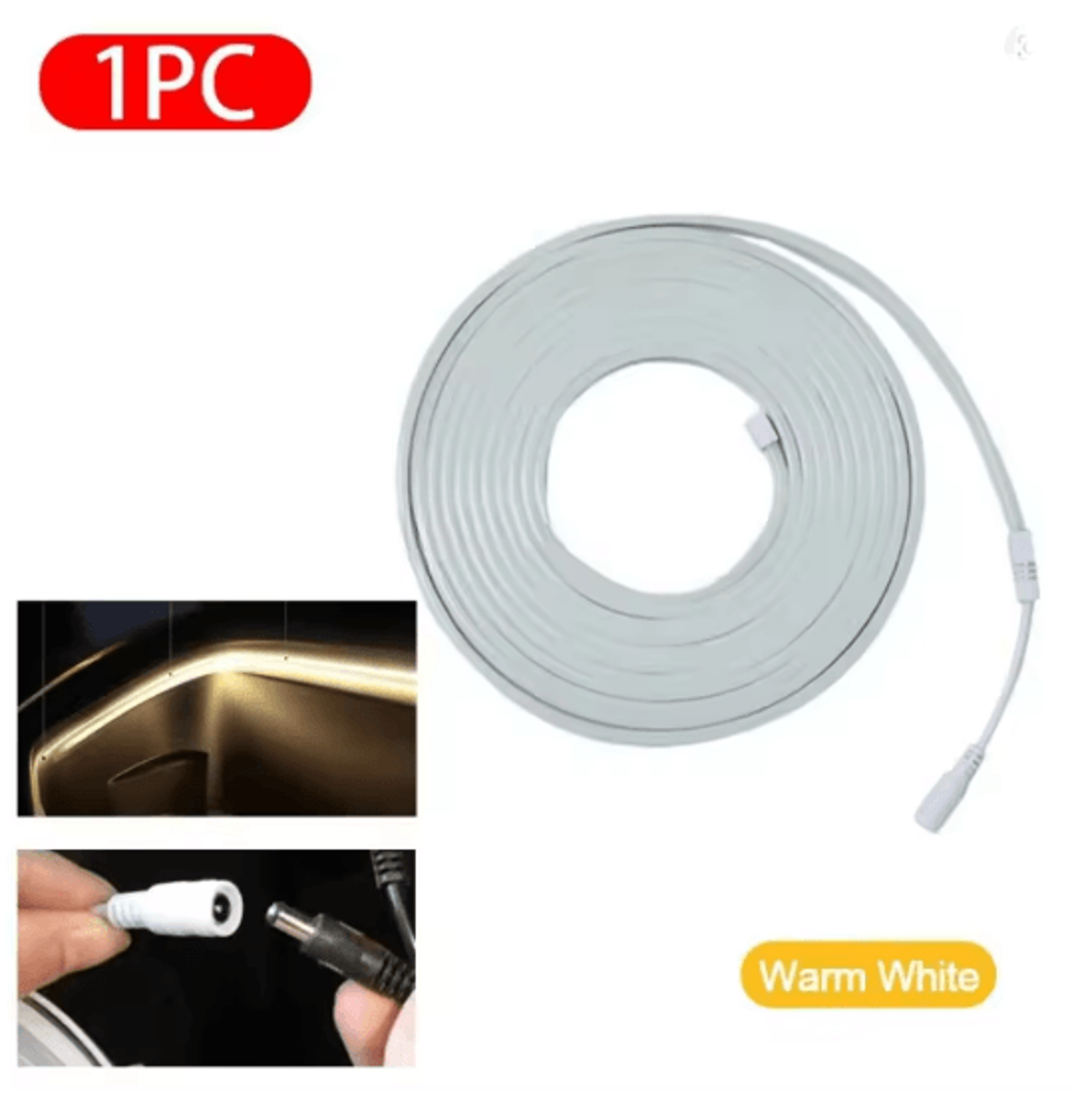 Flexible LED Ambient Light Strip For Tesla Model 3 Y S Interior Lighting 6