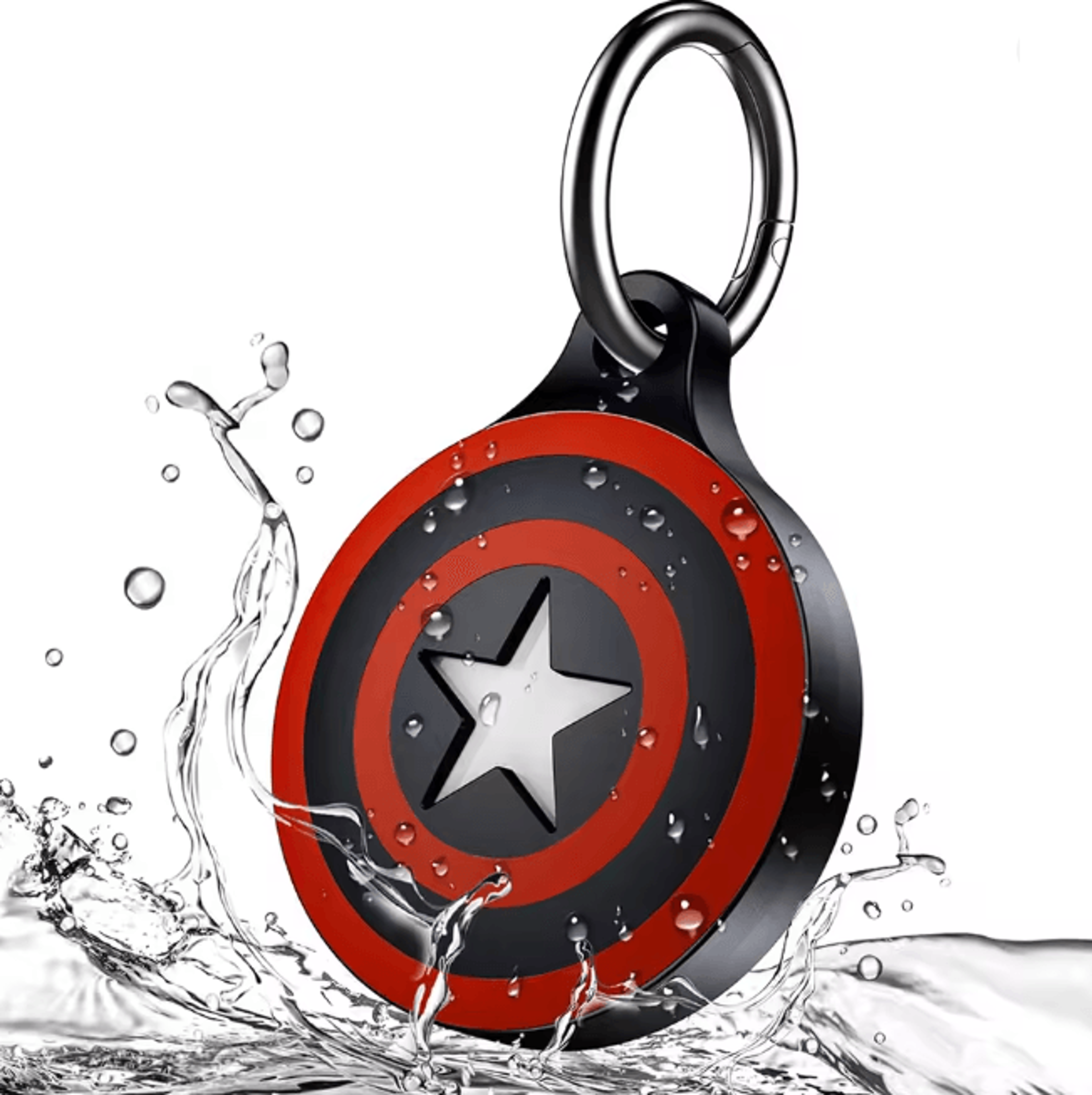 Waterproof AirTag Keychain Aluminum Case Secure Holder For Keys Pets And Luggage 3