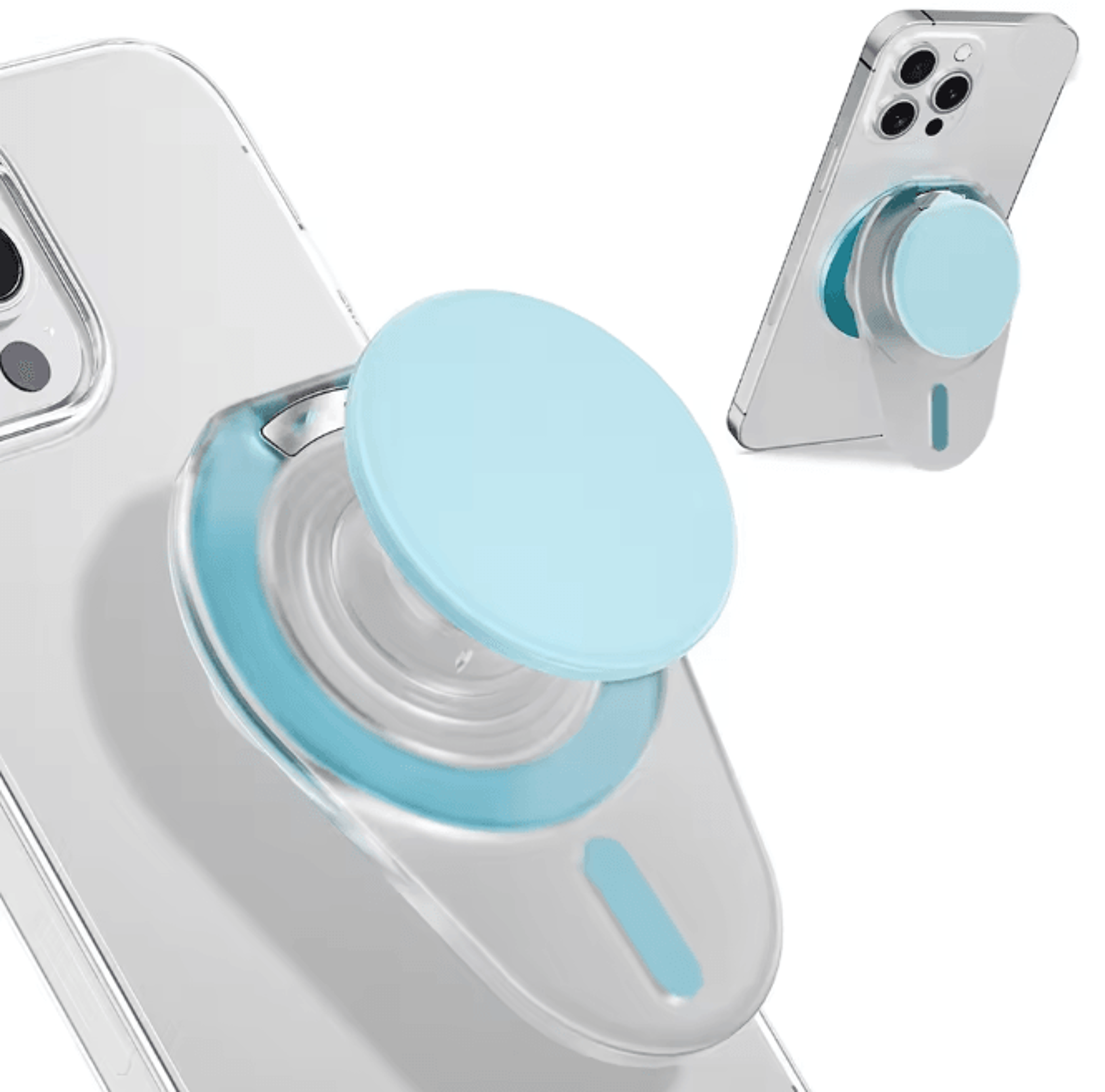 Magnetic Phone Grip Stand For MagSafe Collapsible Kickstand Holder 8