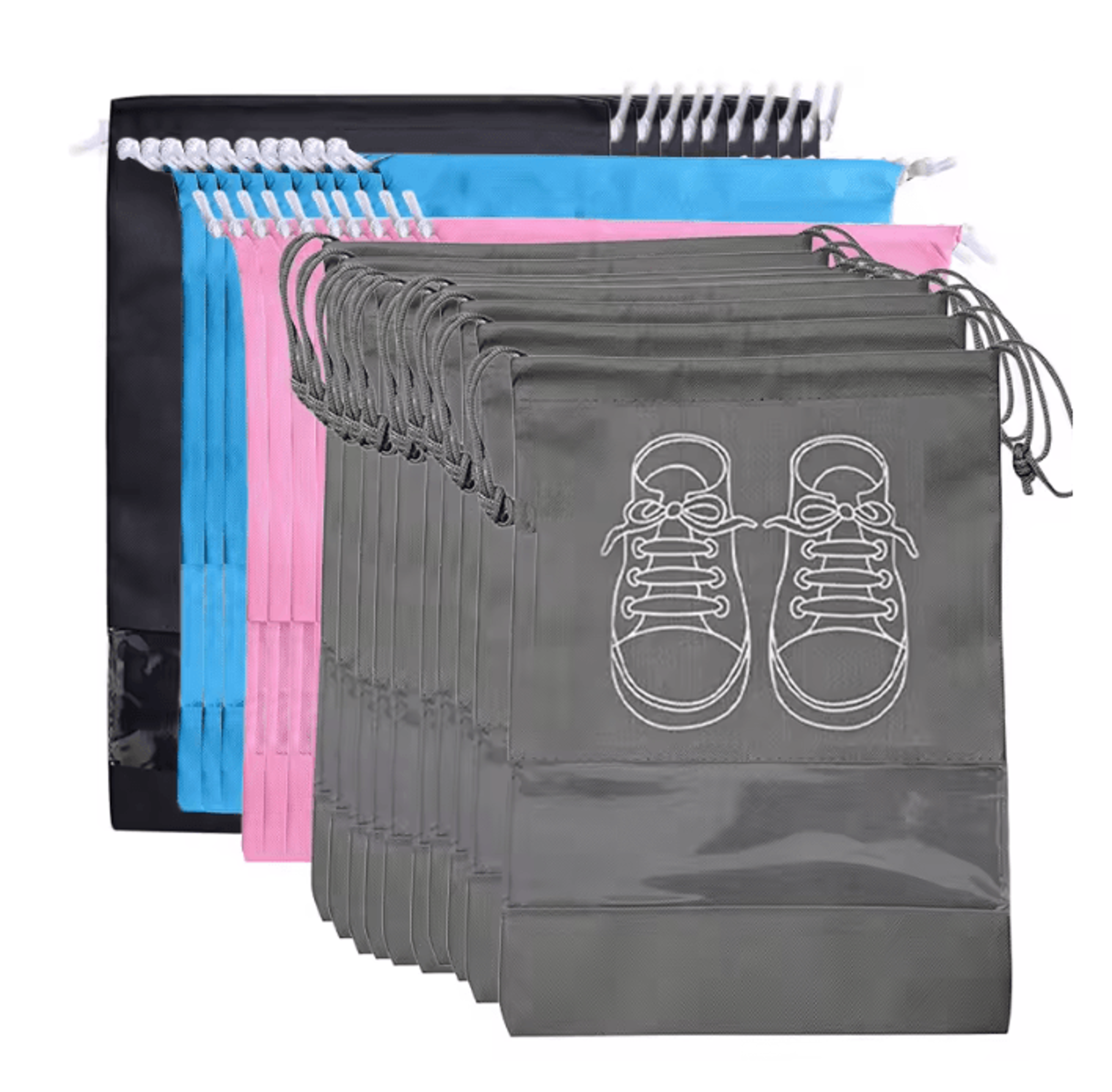 10 Piece Travel Closet Organizer Bags Hanging Storage Set 0