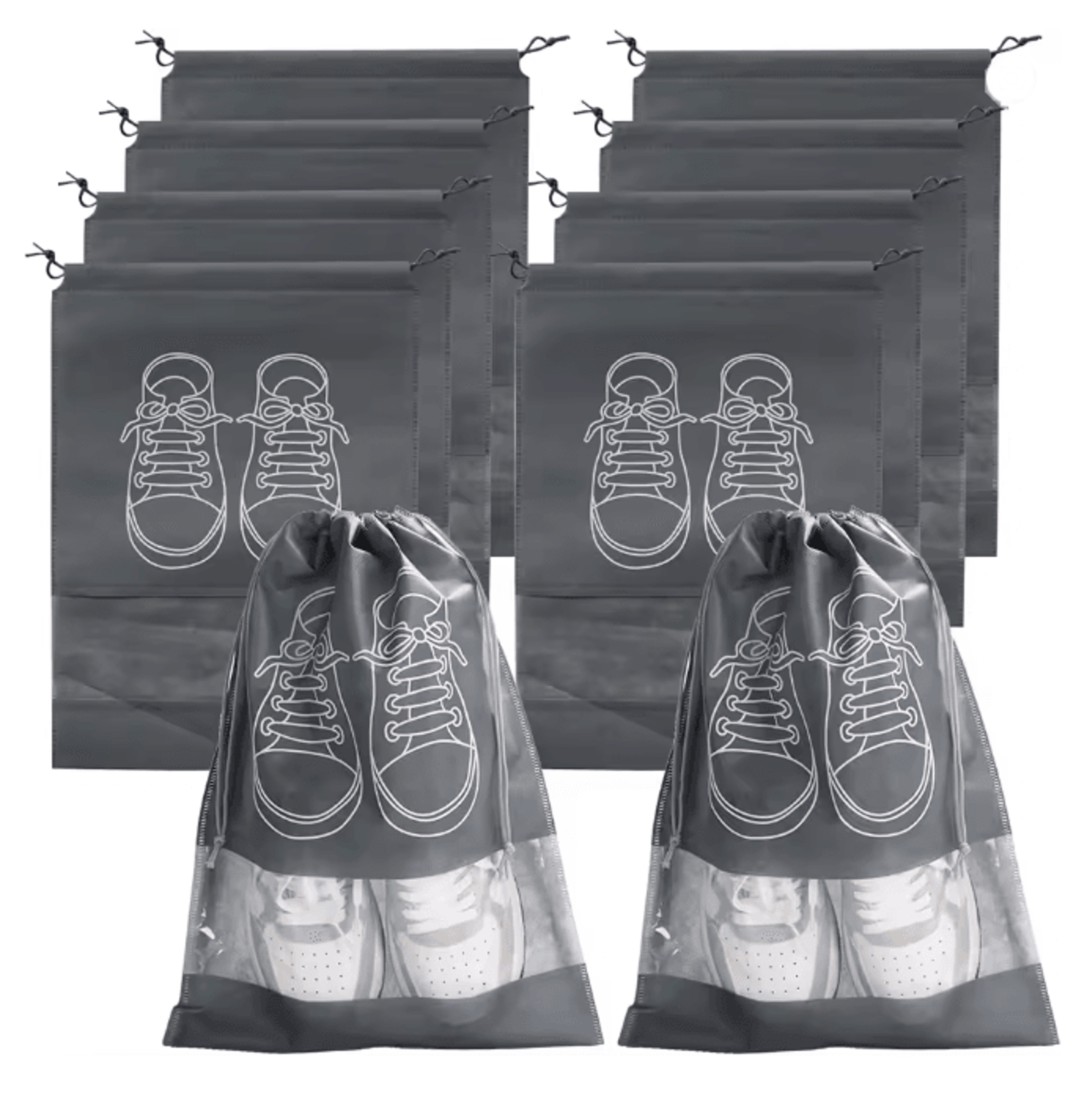 10 Piece Travel Closet Organizer Bags Hanging Storage Set 5