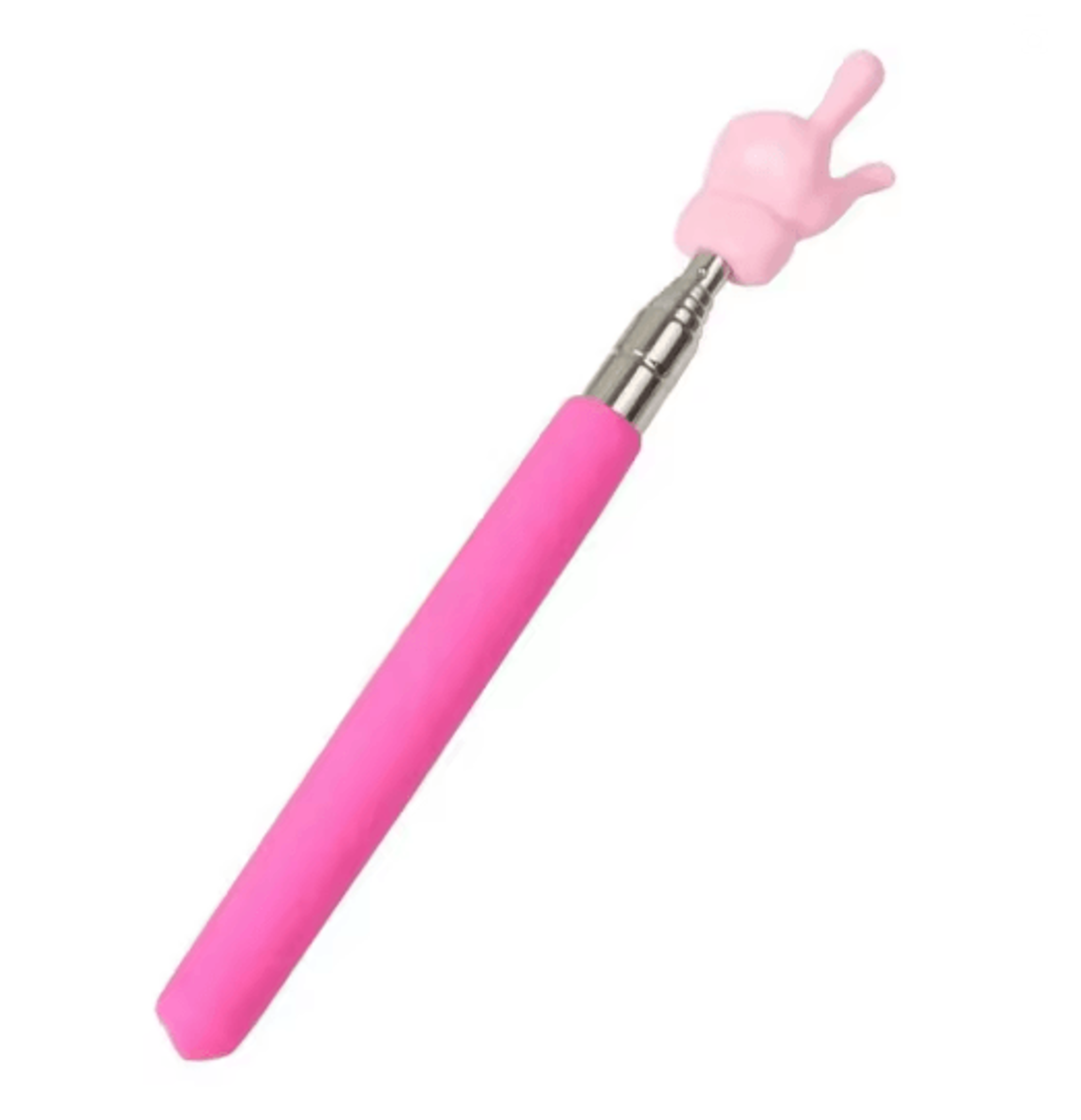 Telescopic Teaching Pointer Stainless Steel Finger Reading Stick 11