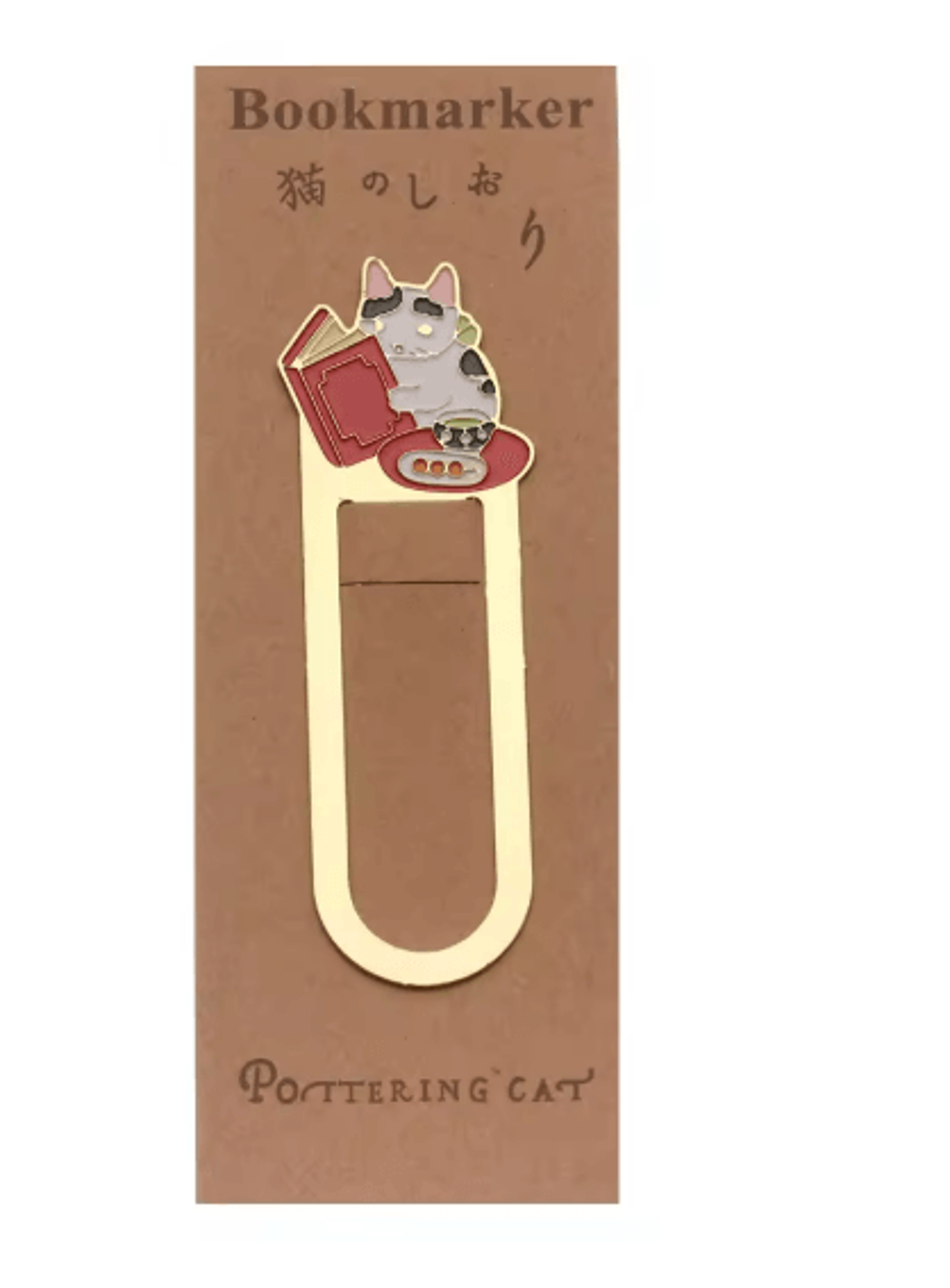 Gold Plated Cat Bookmark Folder Clip Cute Reading Label 11