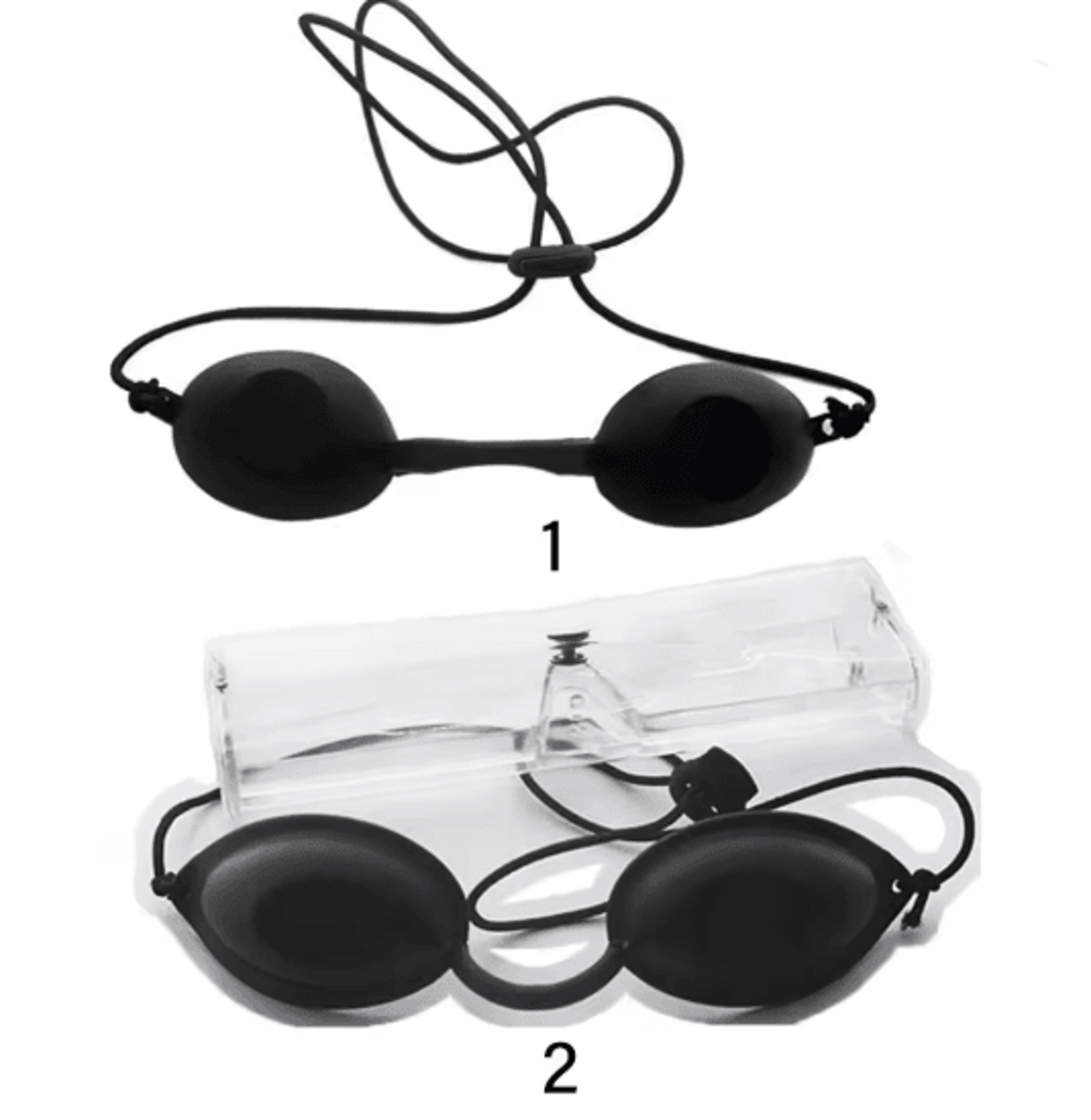 Silicone Laser Protective Eye Mask Light Blocking Tanning Goggles 1