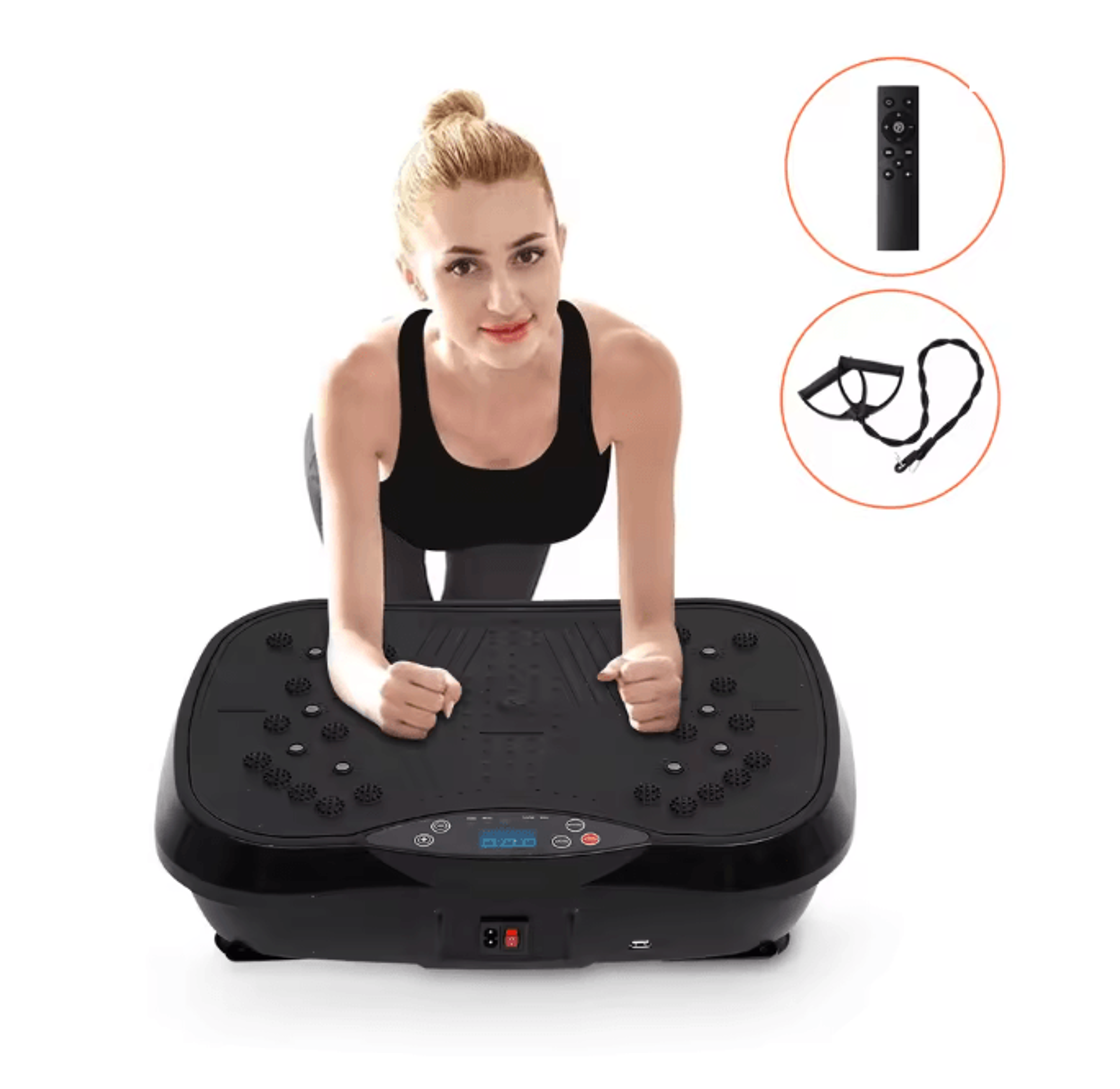 Vibration Plate Exercise Machine Portable Full Body Fitness Trainer 6