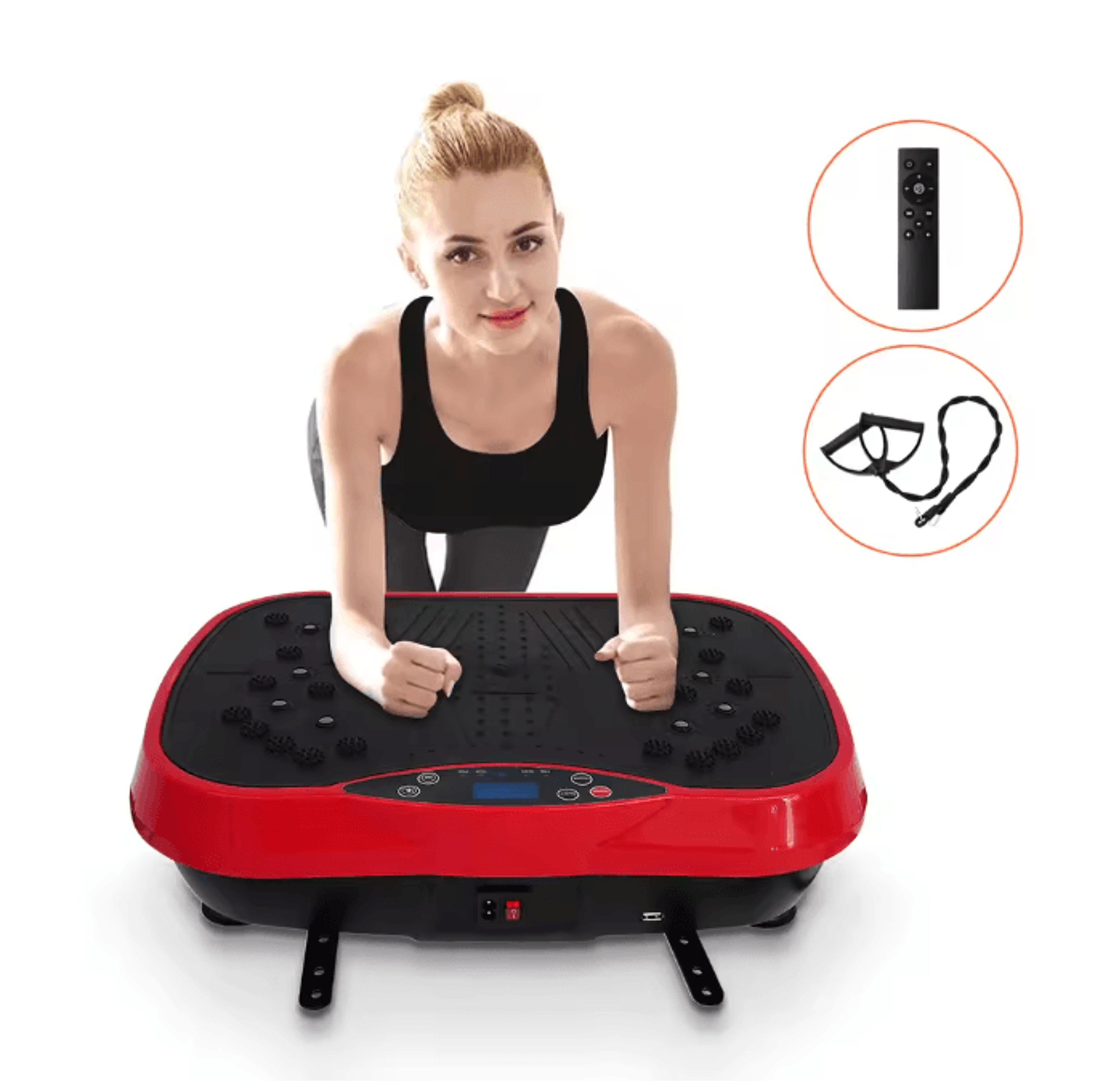 Vibration Plate Exercise Machine Portable Full Body Fitness Trainer 7