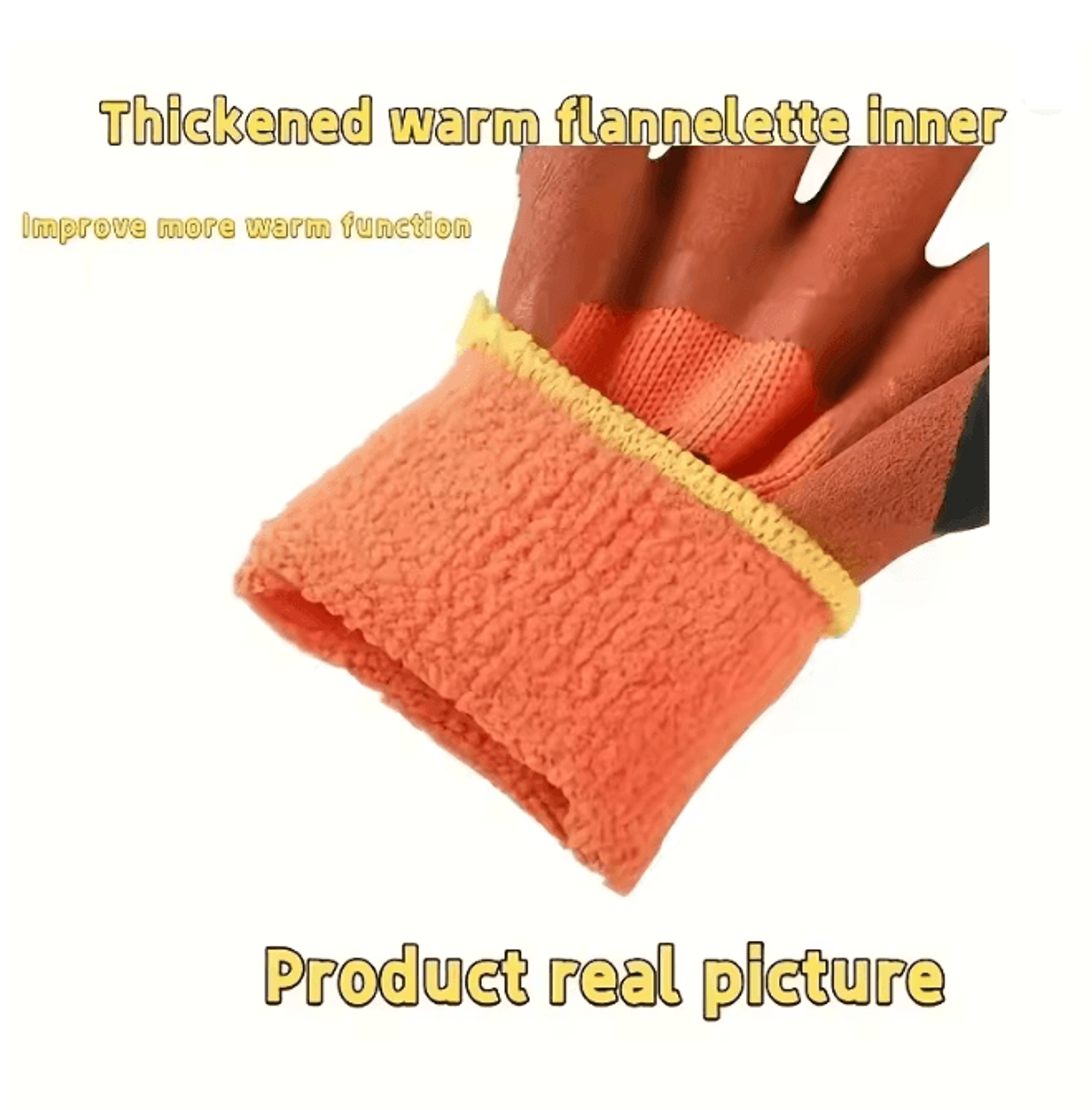 FrostGuard Waterproof Winter Work Gloves 10 Pair Set Cold Weather Protection 4