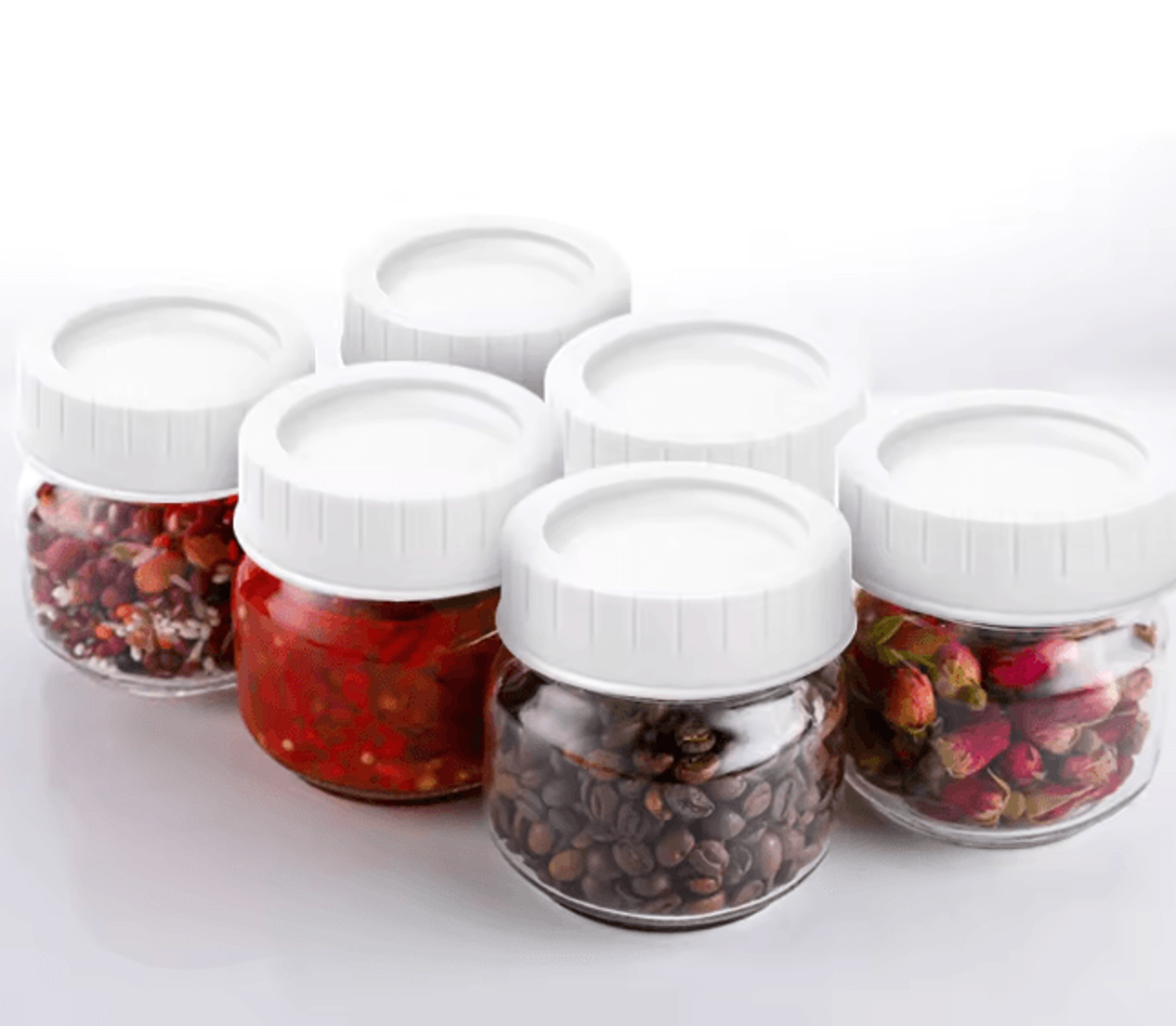 SealFresh Reusable Canning Lids 70mm Regular Mouth Leak Proof Jar Lids Set 4