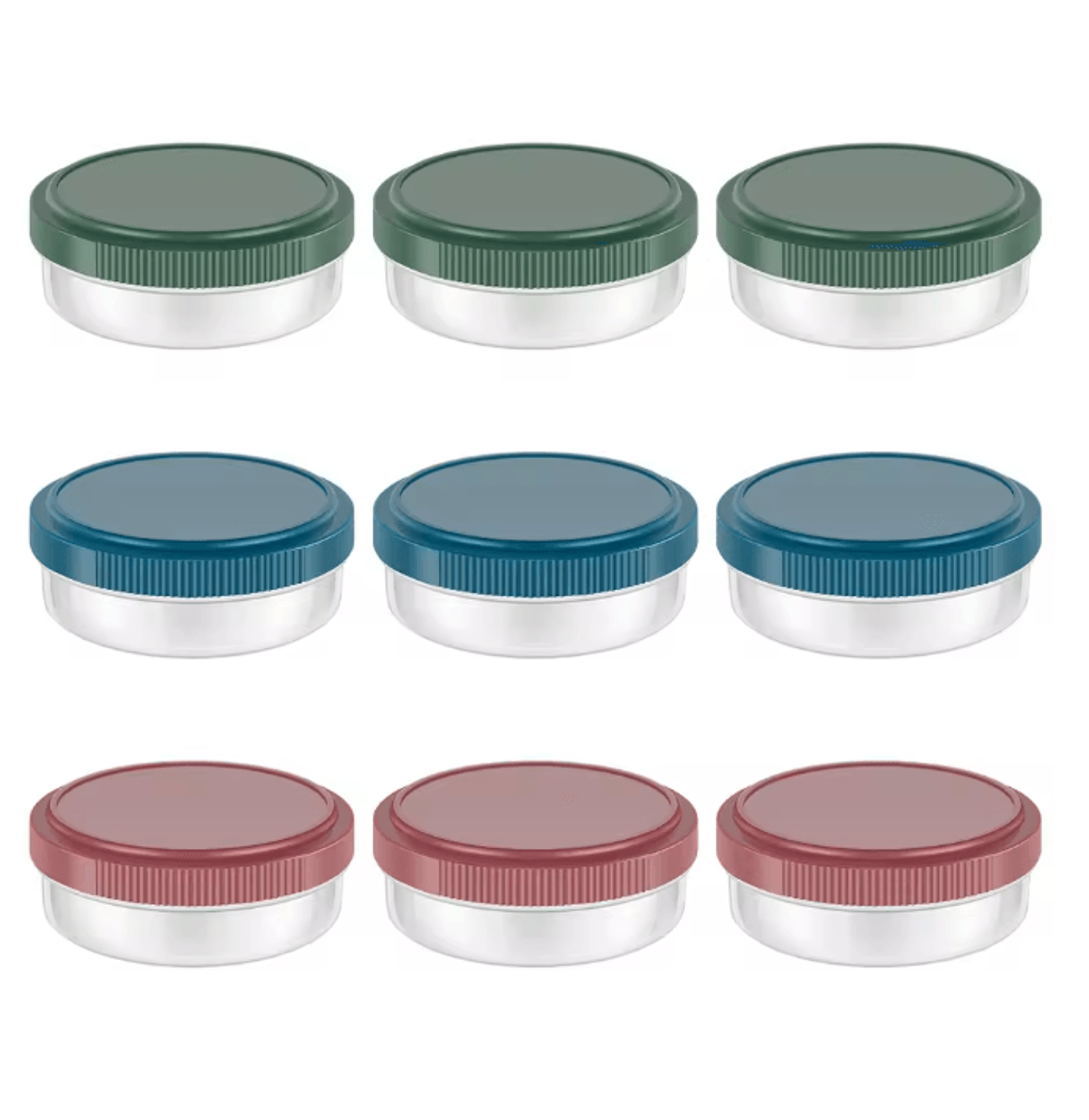 FreshPort Leakproof Salad Dressing Containers Reusable Sauce Cups Set 5