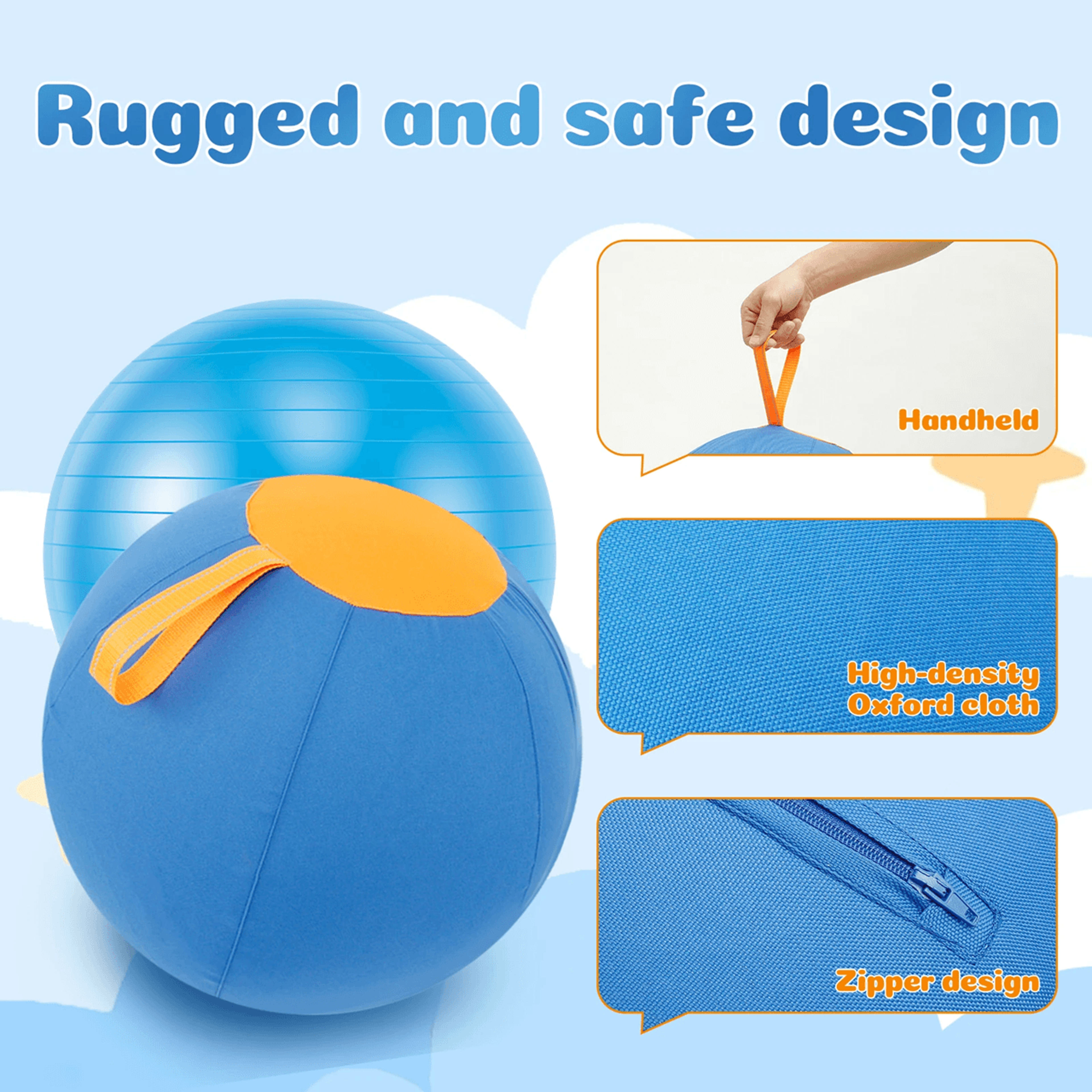 Interactive Herding Ball Dog Toy For Outdoor Training 0