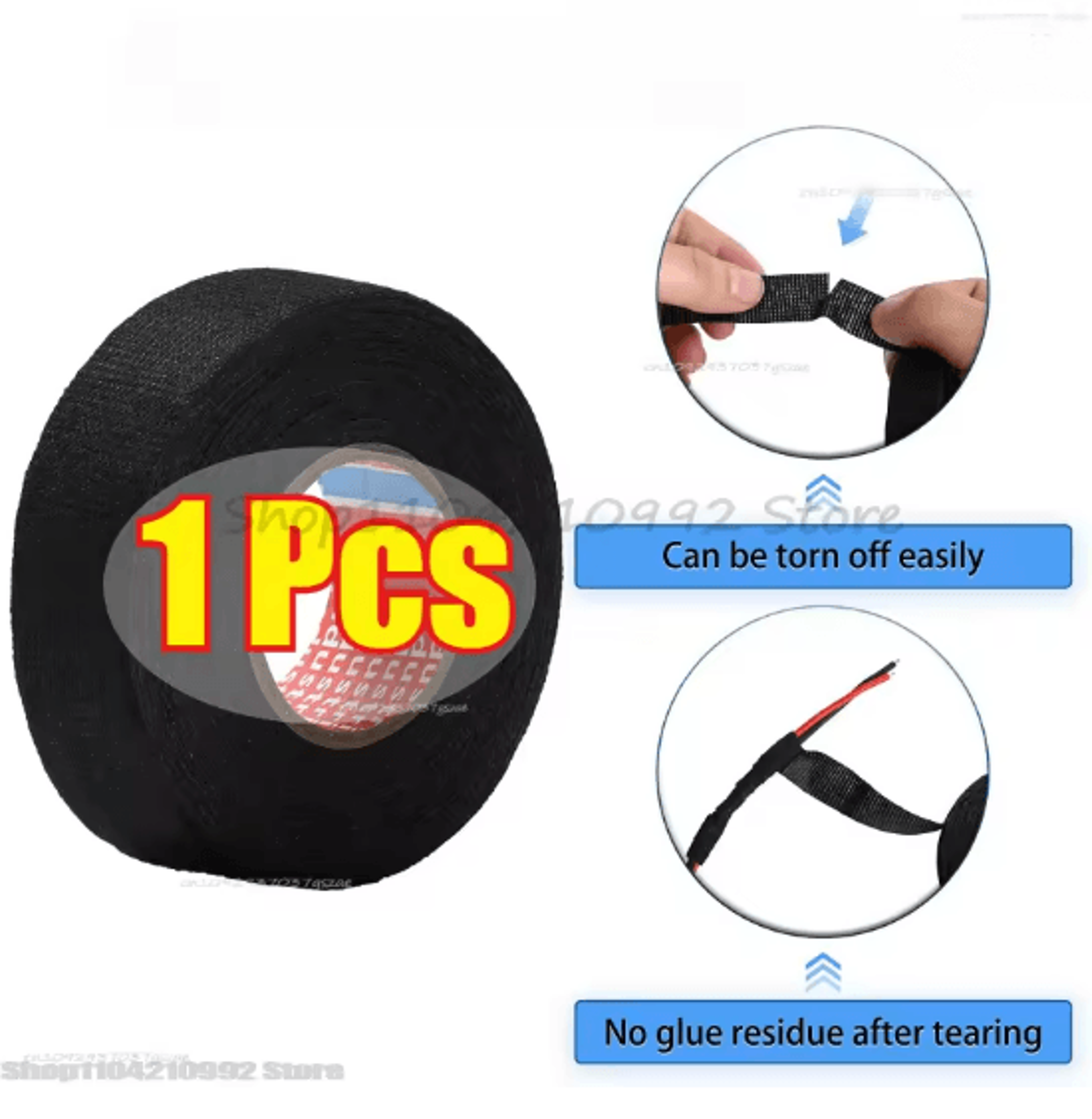 Automotive Cloth Insulating Tape Heat Resistant Waterproof Sealing Tape 2