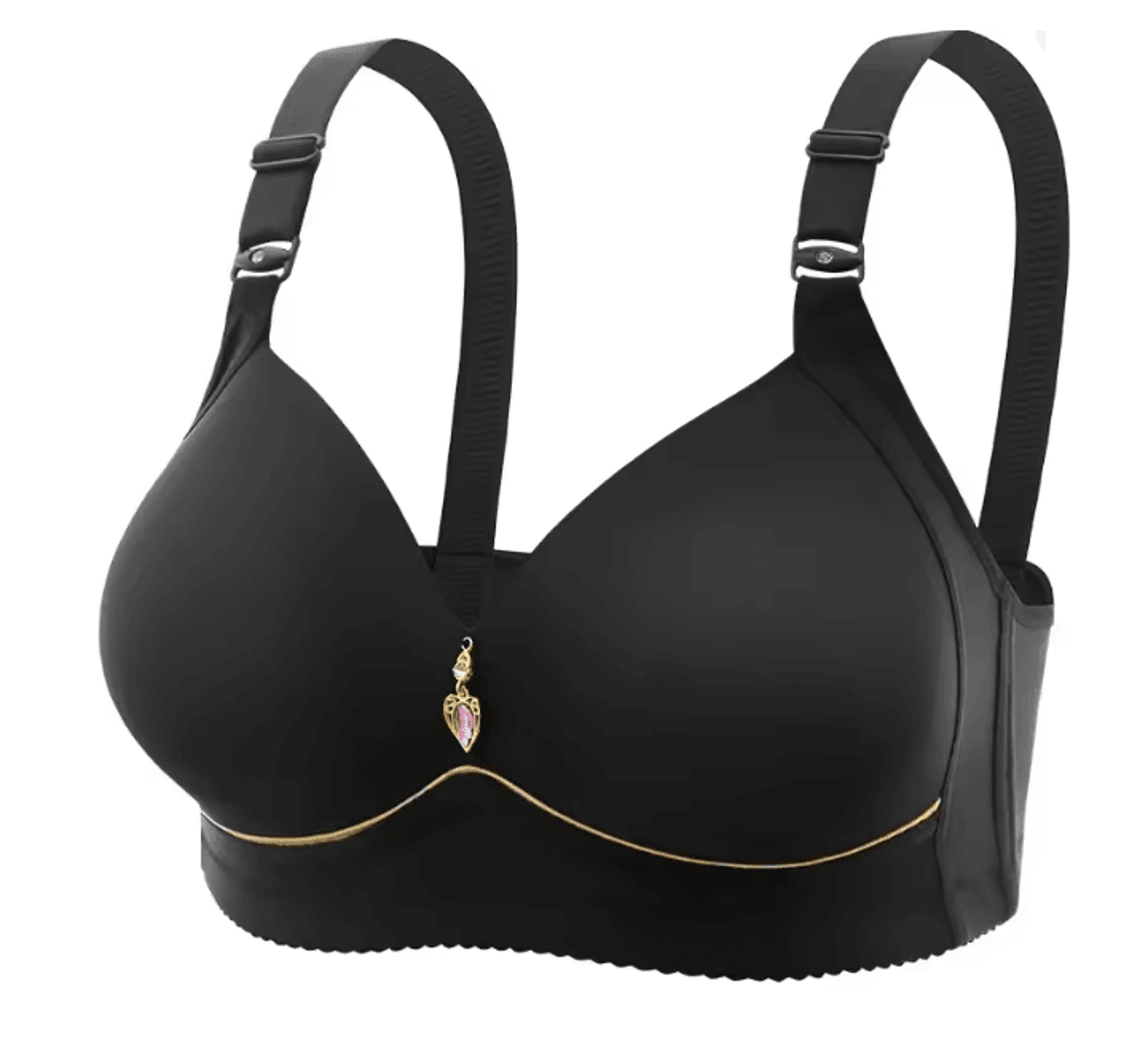 Wire Free Breathable Comfort Bra Soft Support Everyday Womens Underwear 1