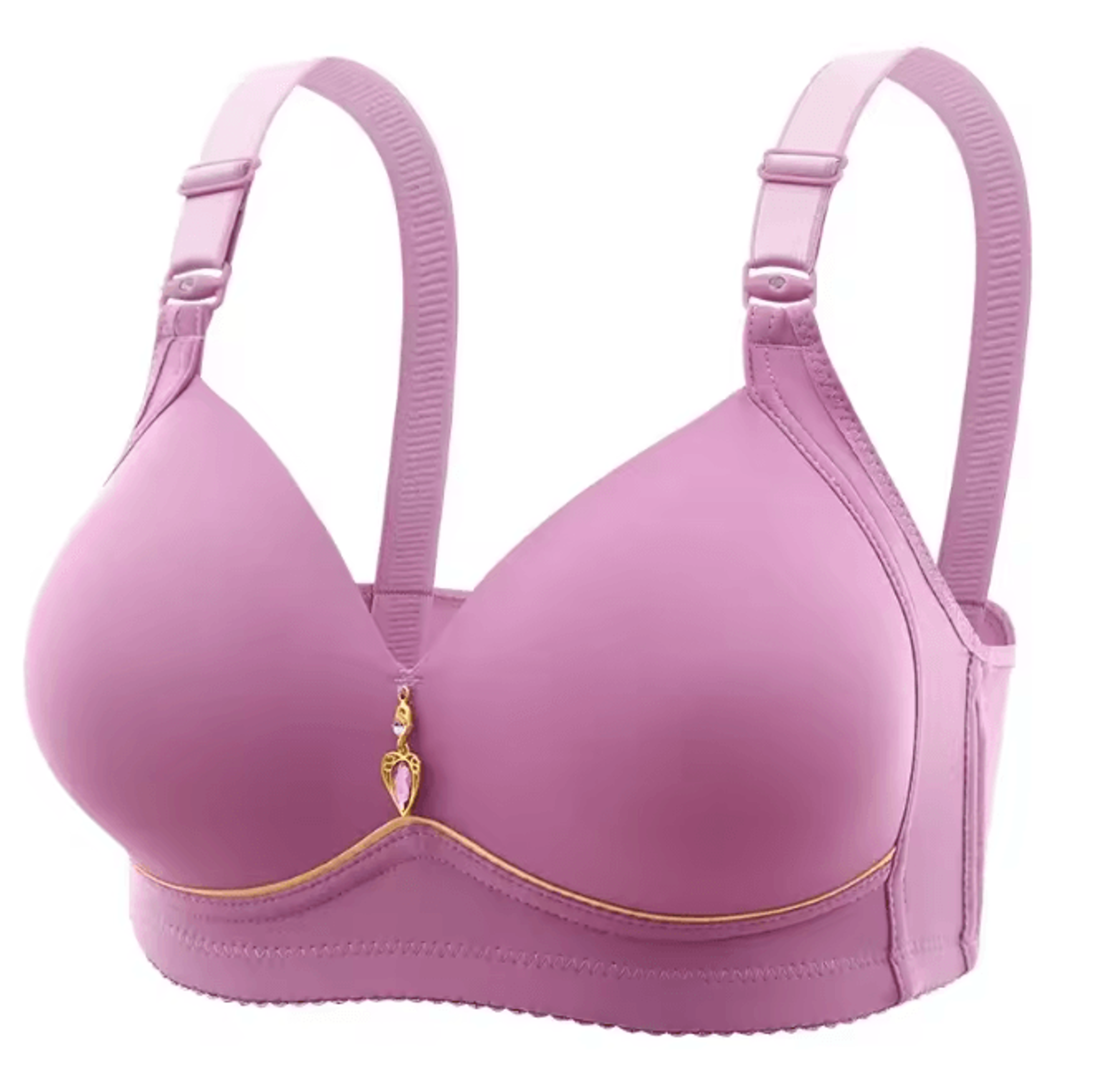 Wire Free Breathable Comfort Bra Soft Support Everyday Womens Underwear 3